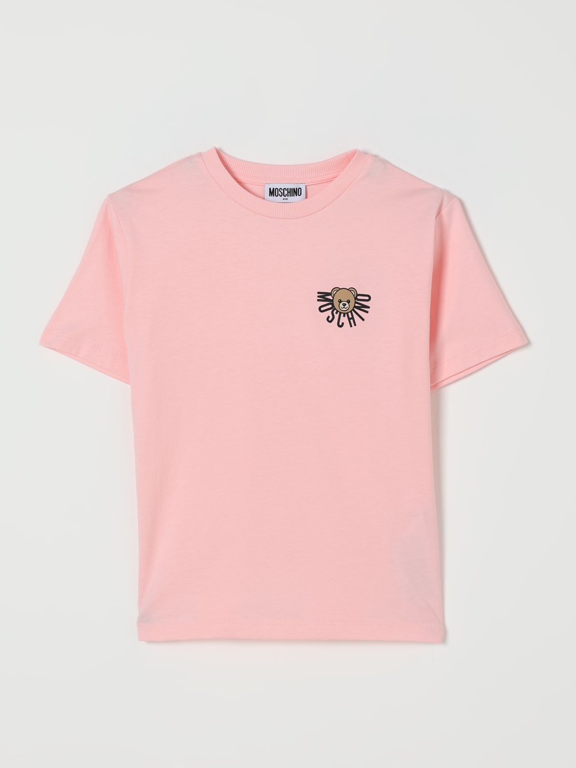 MOSCHINO T-SHIRT: T-shirt enfant Moschino, Rose - Img 1