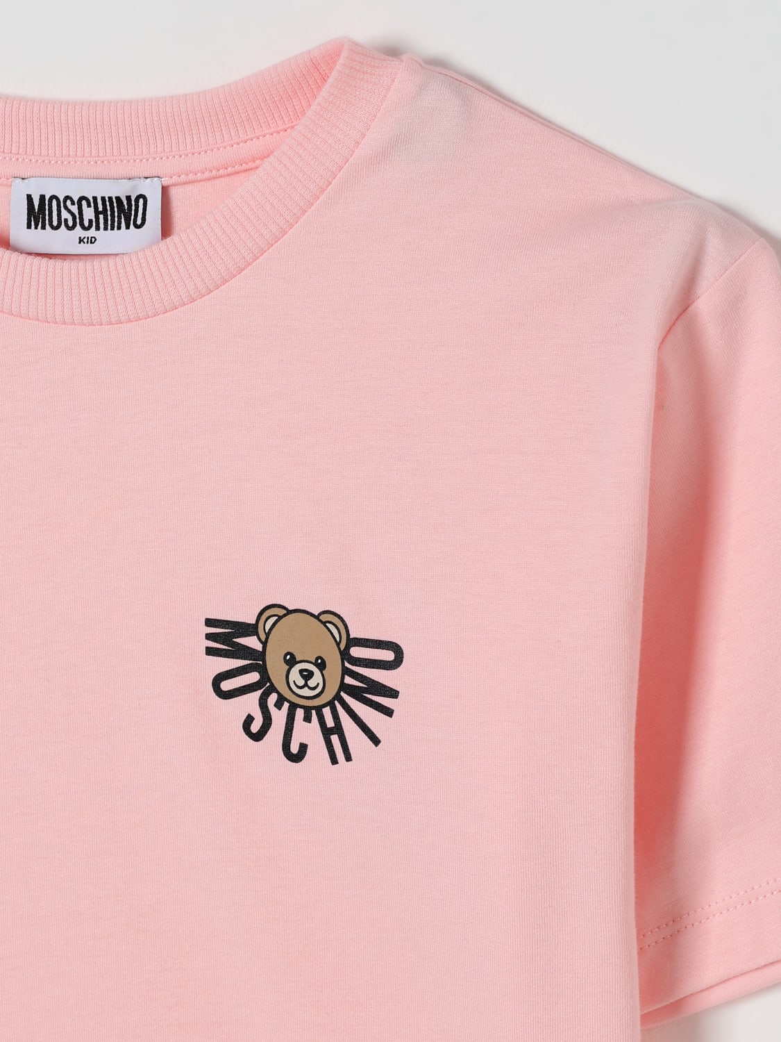 MOSCHINO T-SHIRT: T-shirt enfant Moschino, Rose - Img 3