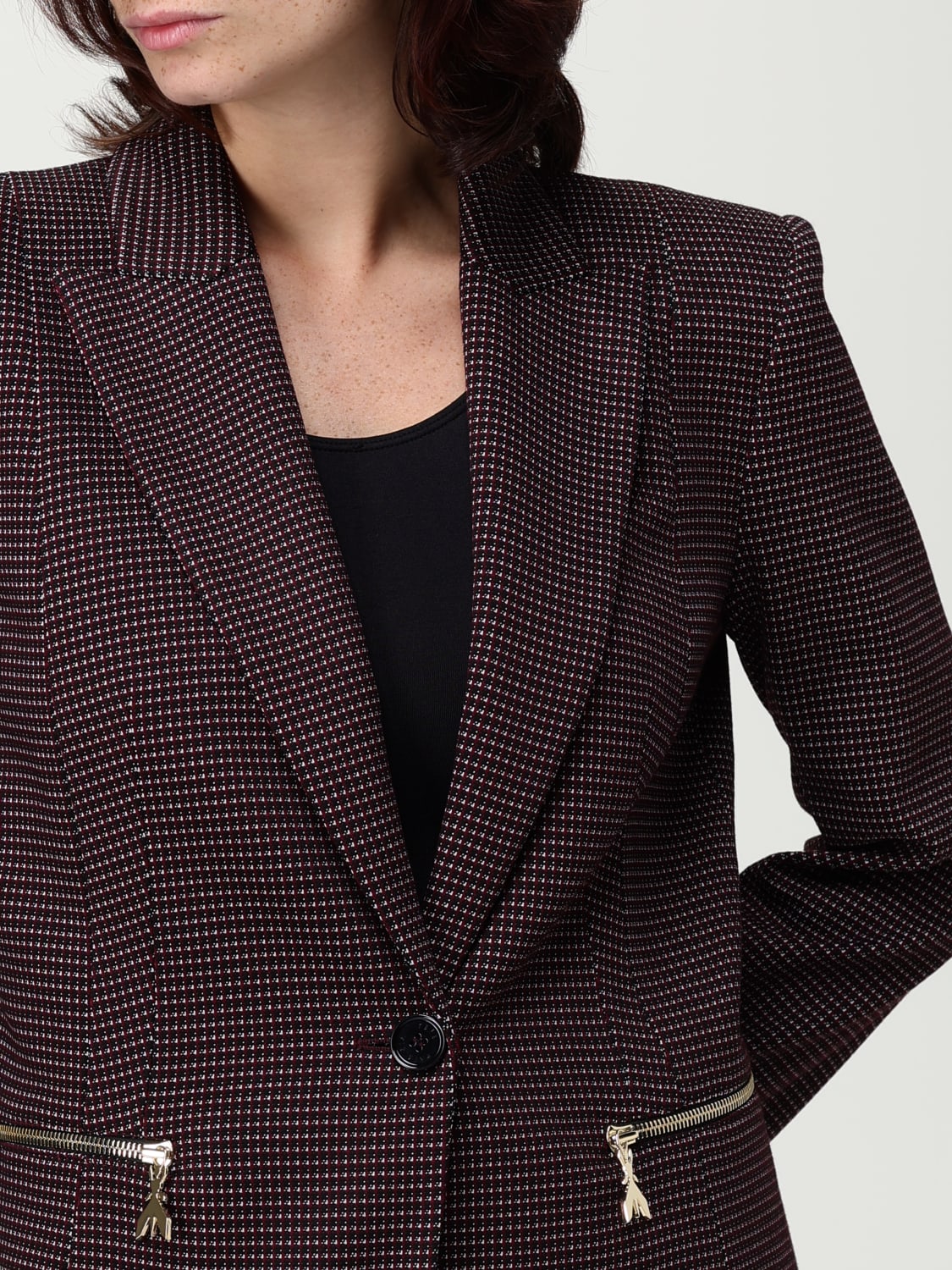PATRIZIA PEPE JACKET: Blazer woman Patrizia Pepe, Brown - Img 5