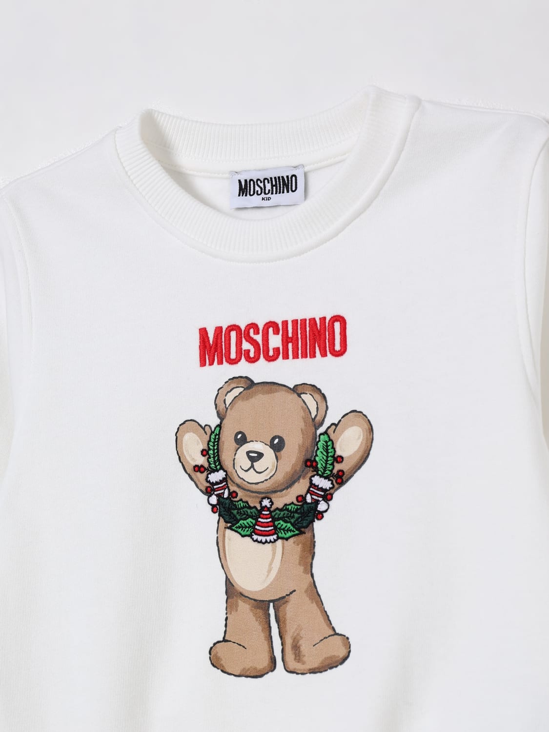 MOSCHINO SWEATER: Sweater kids Moschino, White - Img 3