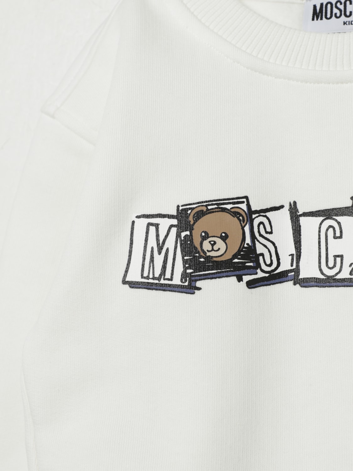 MOSCHINO SWEATER: Sweater kids Moschino, White - Img 3