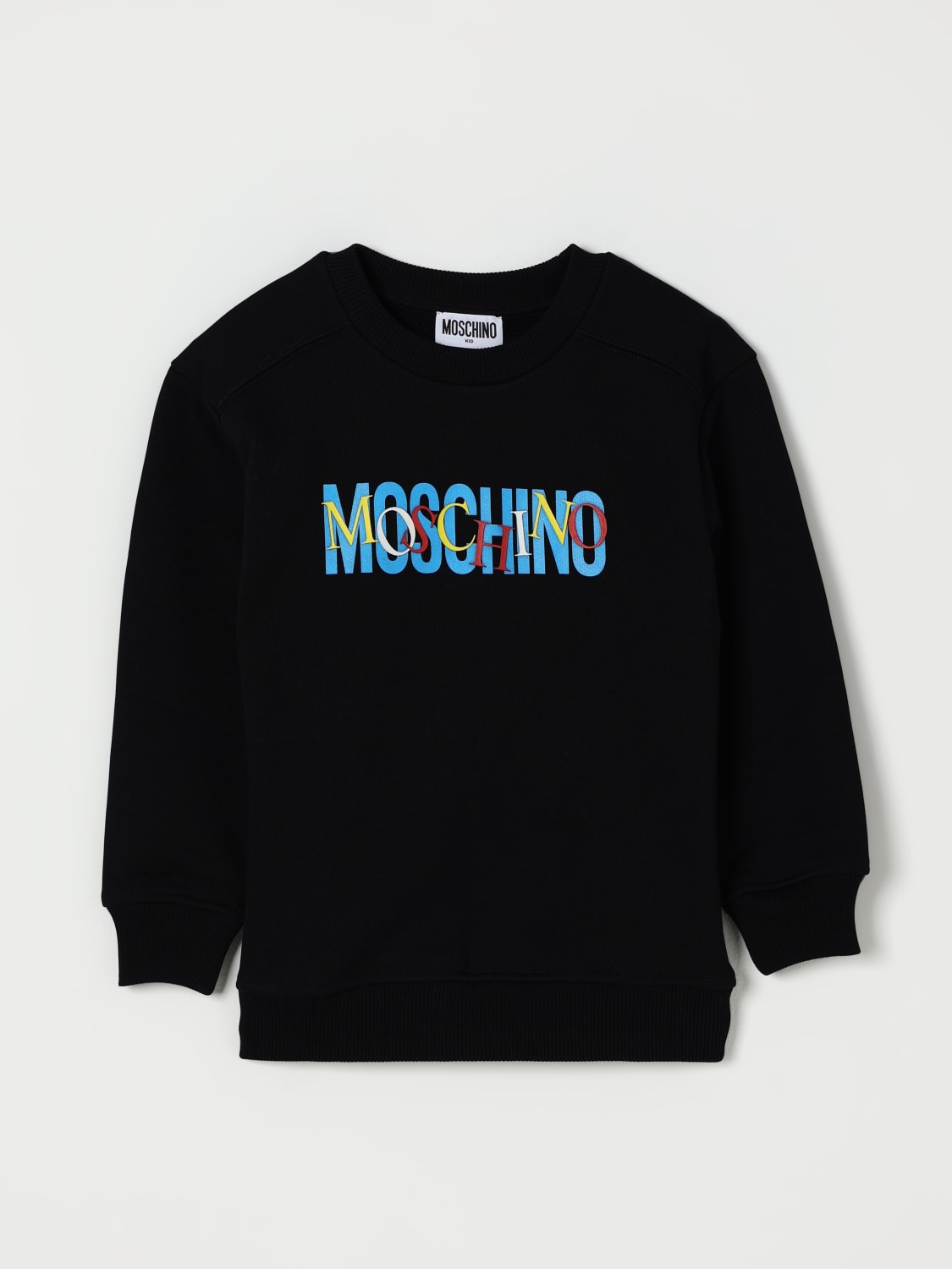 MOSCHINO SWEATER: Sweater kids Moschino, Black - Img 1