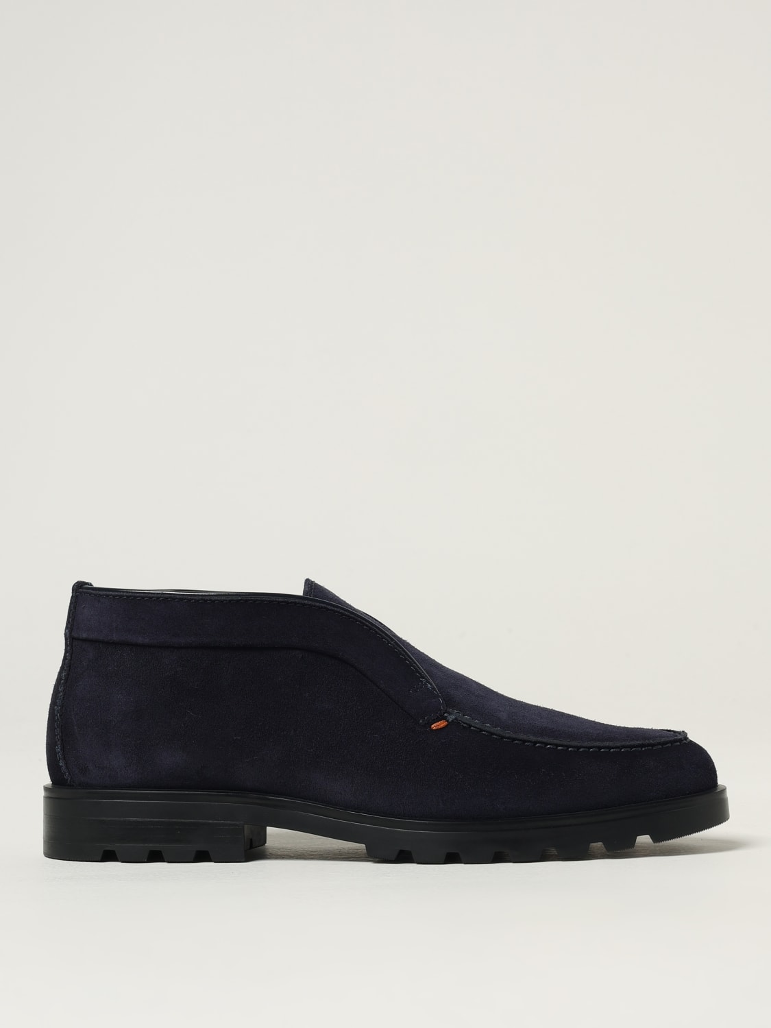 SANTONI STIEFELETTEN: Mokassins herren Santoni, Blau - Img 1