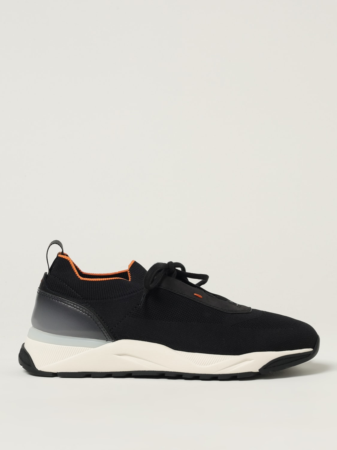 SANTONI SNEAKERS: Sneakers men Santoni, Black - Img 1