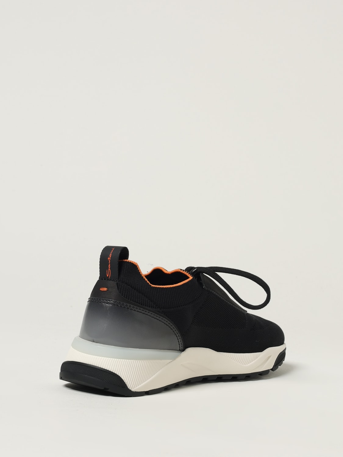 SANTONI SNEAKERS: Sneakers men Santoni, Black - Img 3