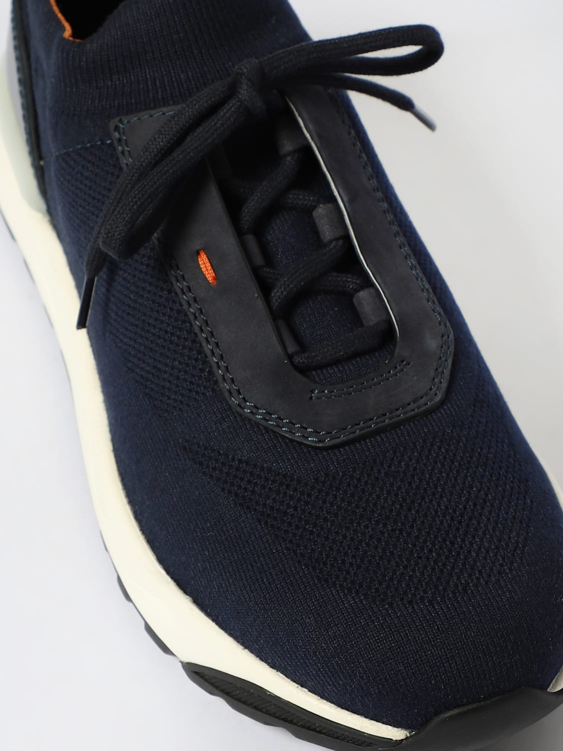 SANTONI SNEAKERS: Sneakers men Santoni, Blue - Img 4