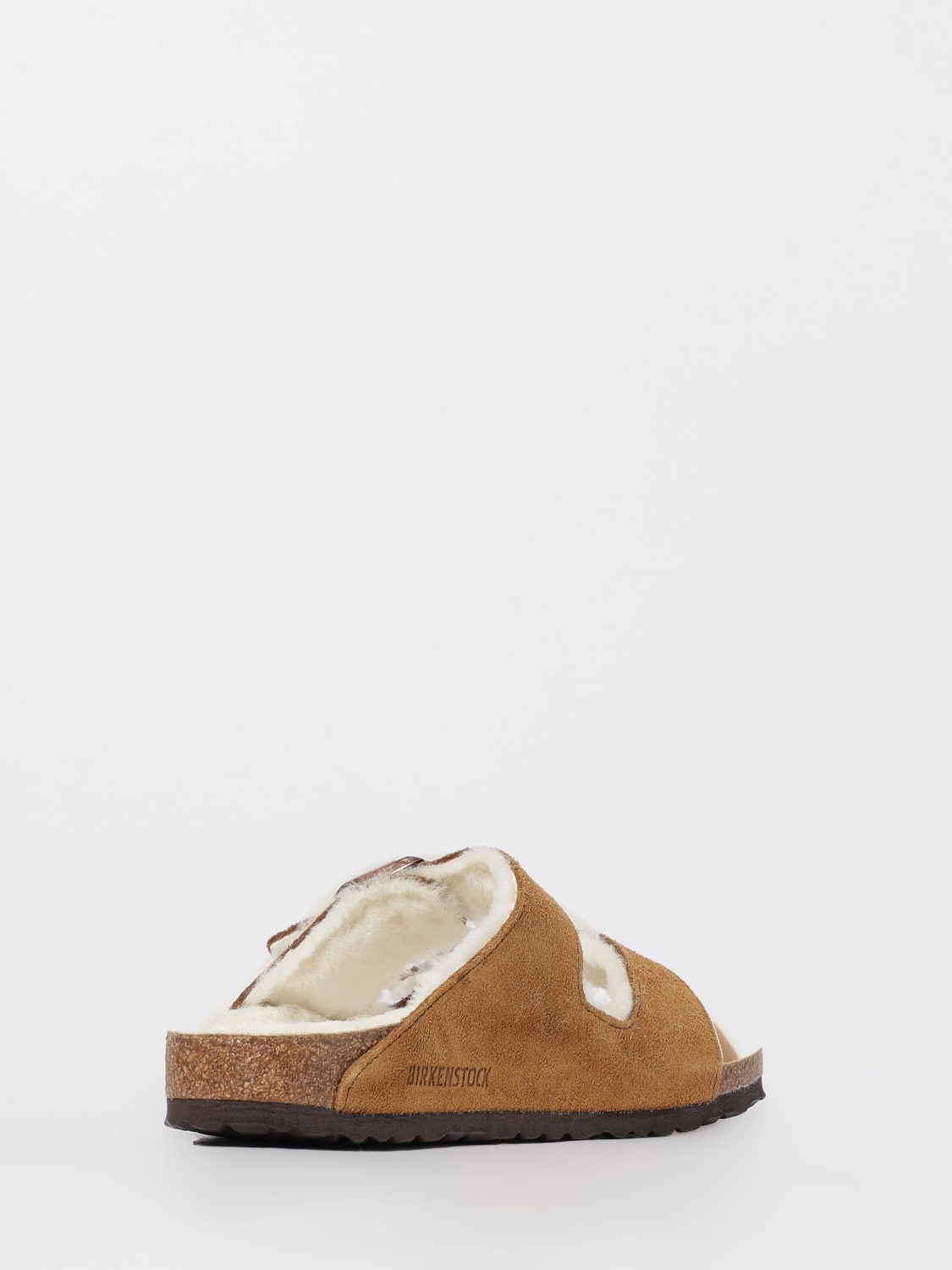 BIRKENSTOCK HEELED SANDAL: Flat sandals woman Birkenstock, Brown - Img 3