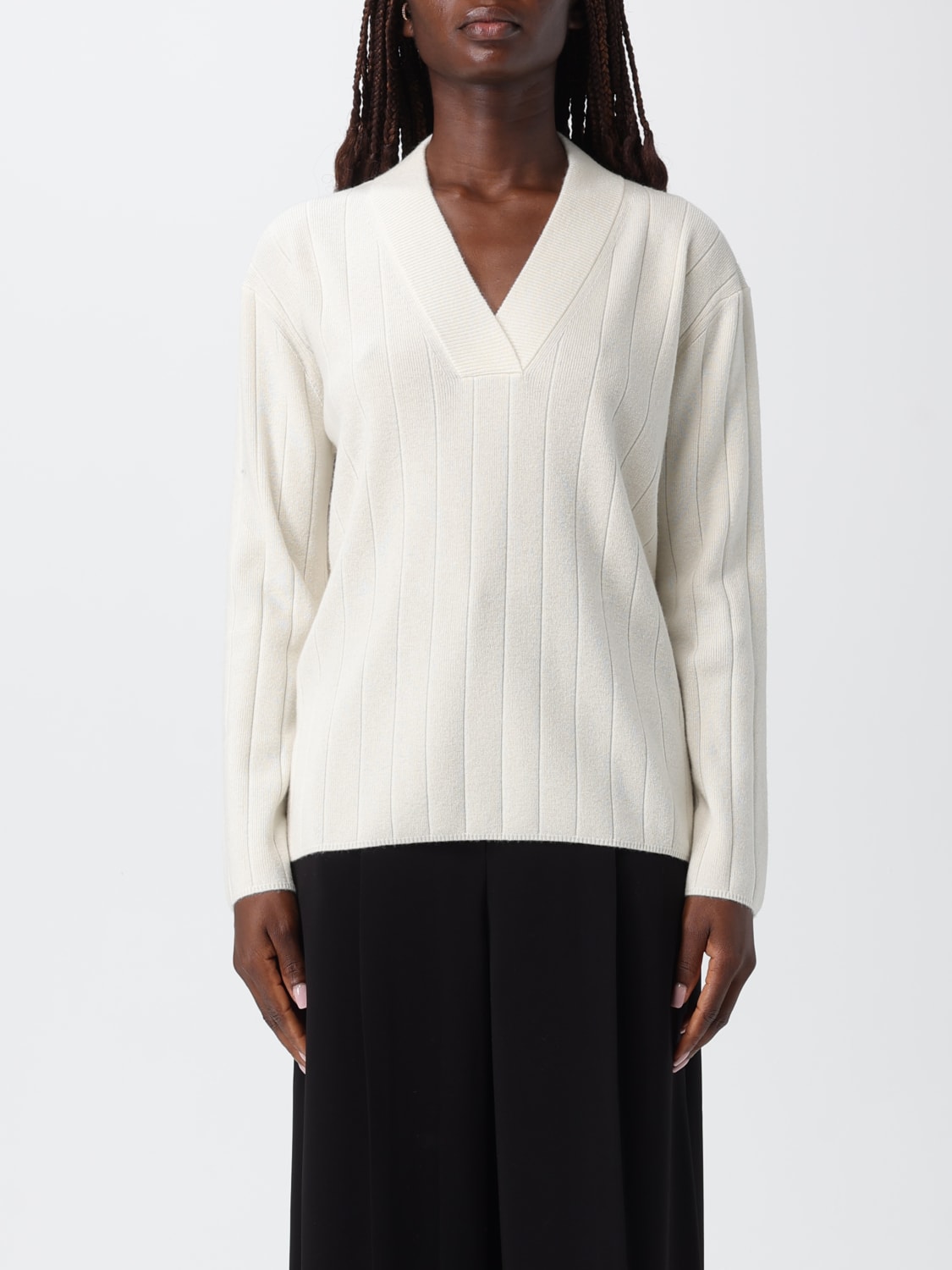 MAX MARA SWEATER: Cardigan woman Max Mara, White - Img 1