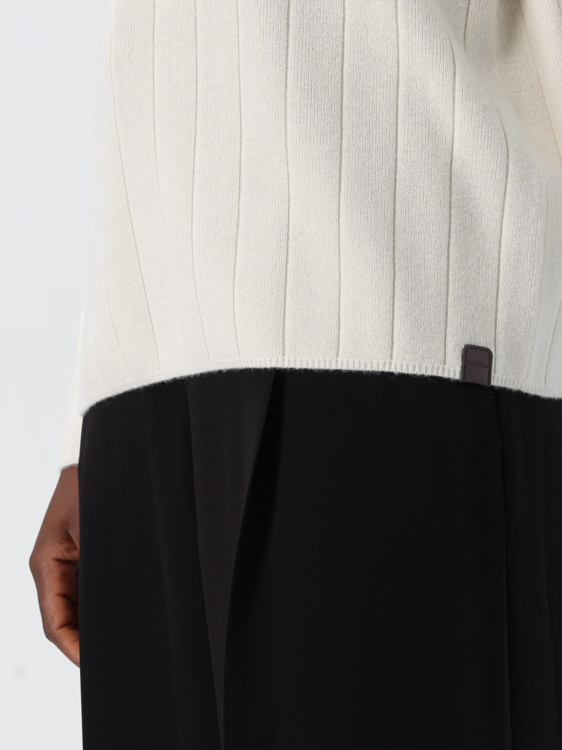 MAX MARA SWEATER: Cardigan woman Max Mara, White - Img 4