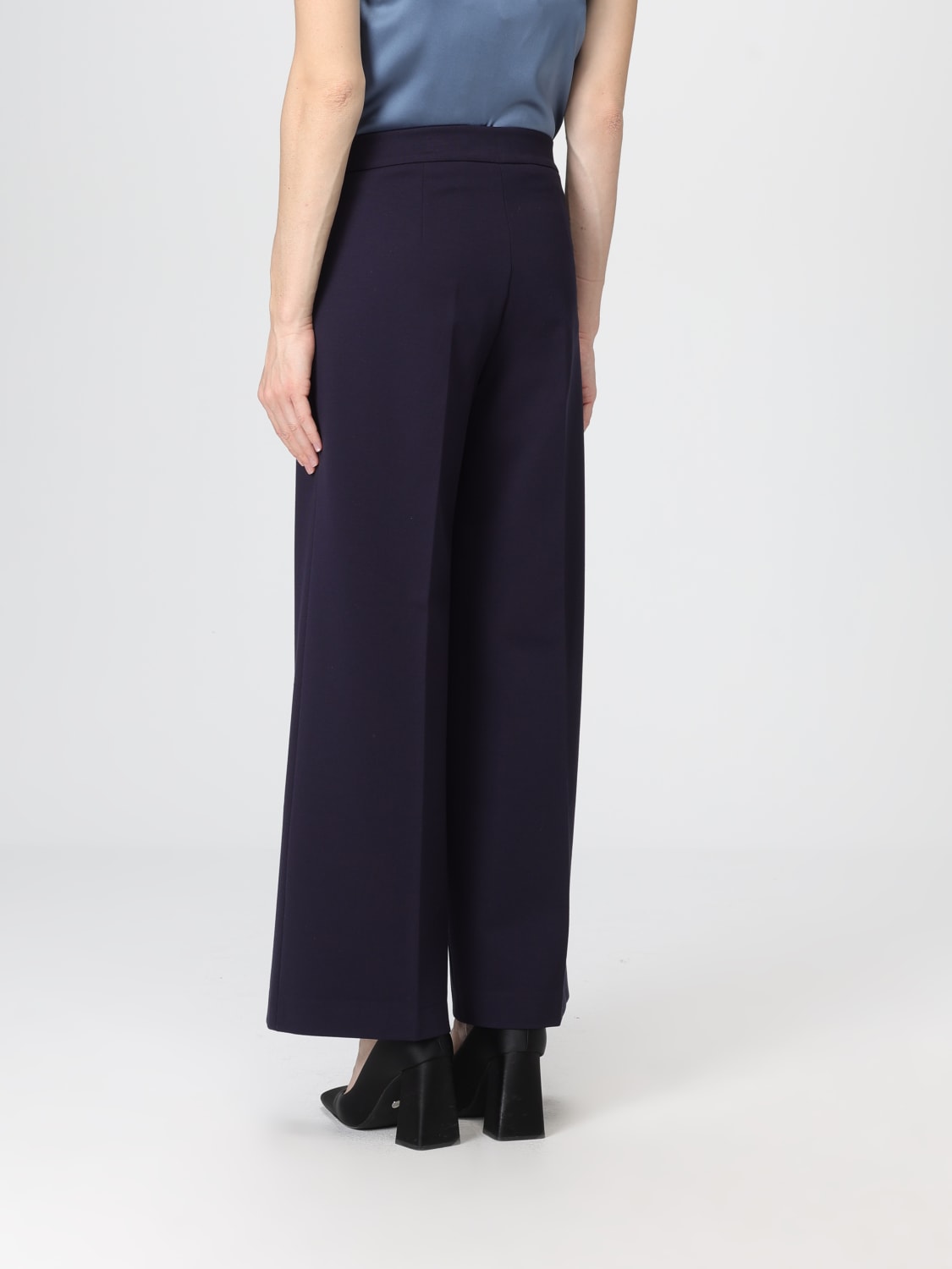 LIVIANA CONTI PANTALONES: Pantalón mujer Liviana Conti, Azul Oscuro - Img 2