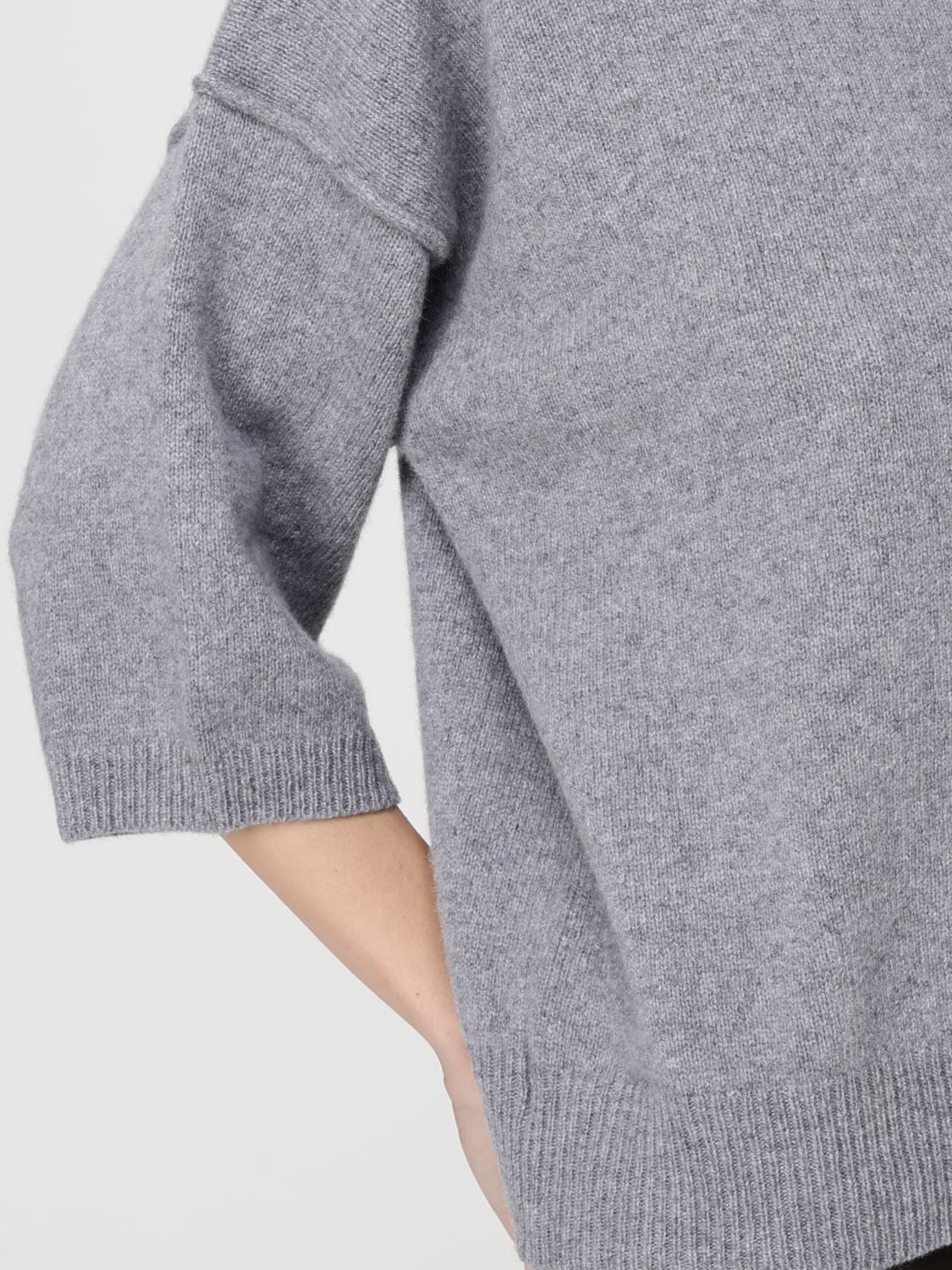 FEDERICA TOSI PULL: Sweat-shirt femme Federica Tosi, Gris - Img 3