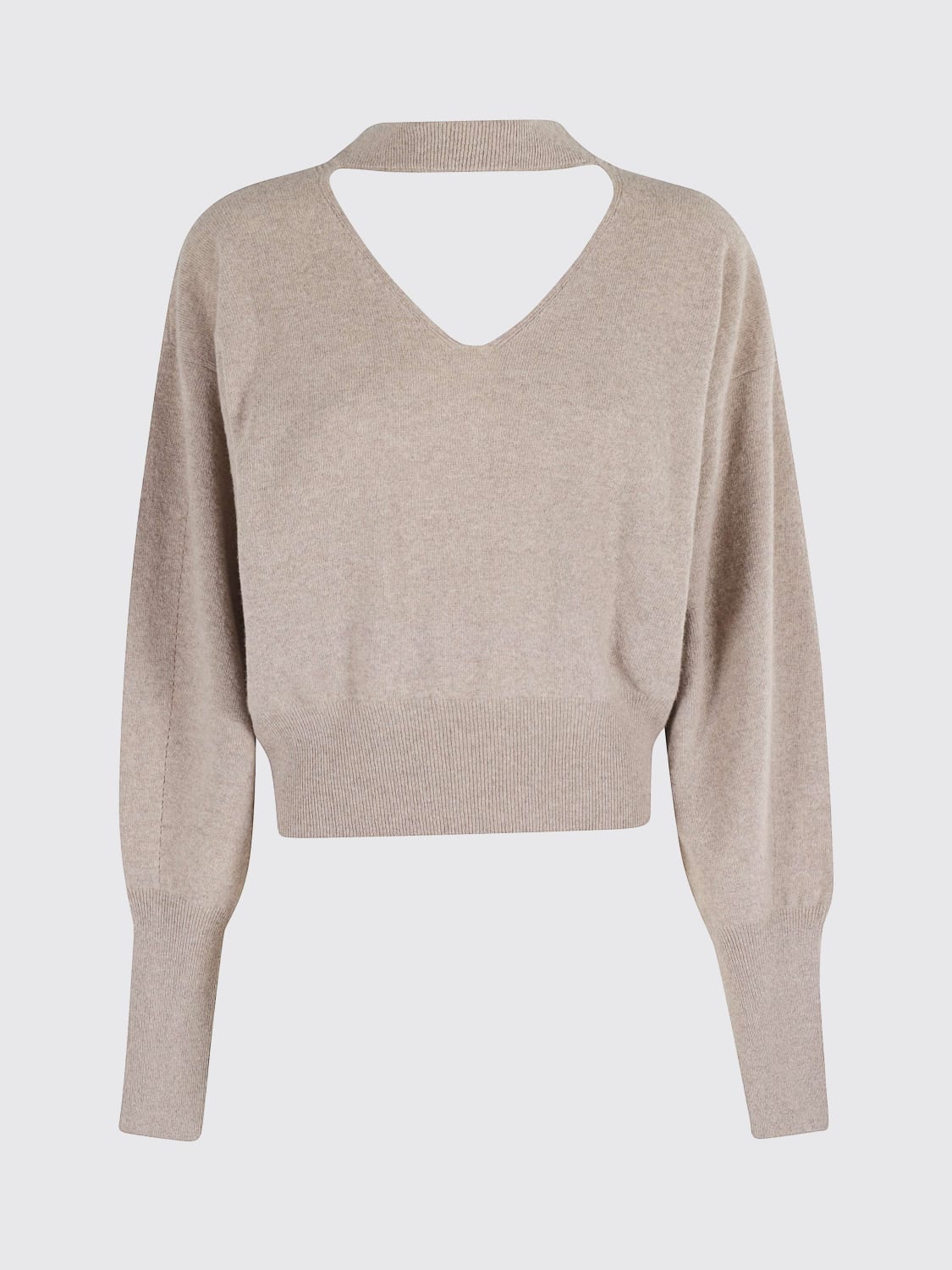 FEDERICA TOSI SWEATER: Sweatshirt woman Federica Tosi, Beige - Img 1