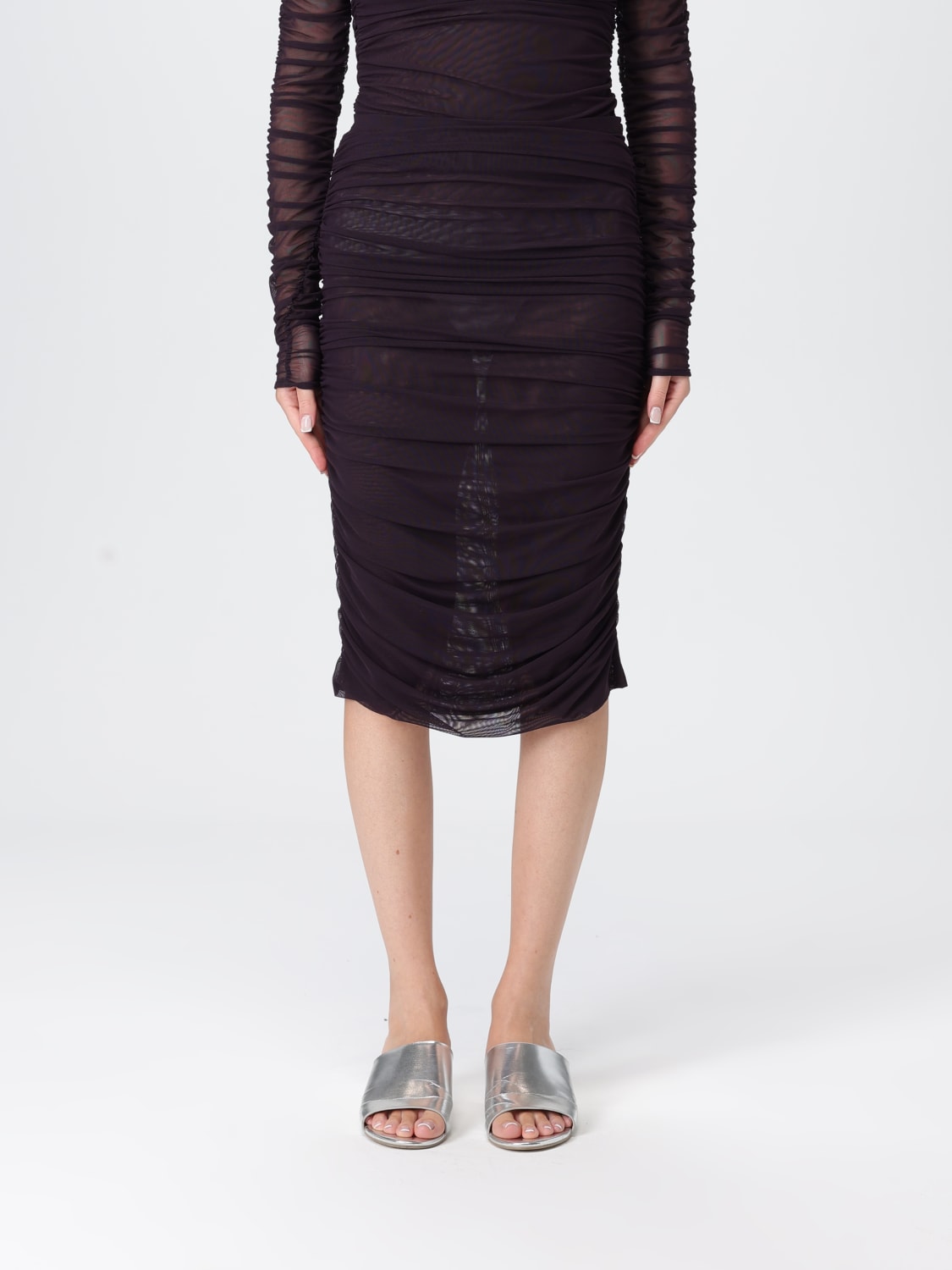 FEDERICA TOSI SKIRT: Skirt woman Federica Tosi, Violet - Img 1