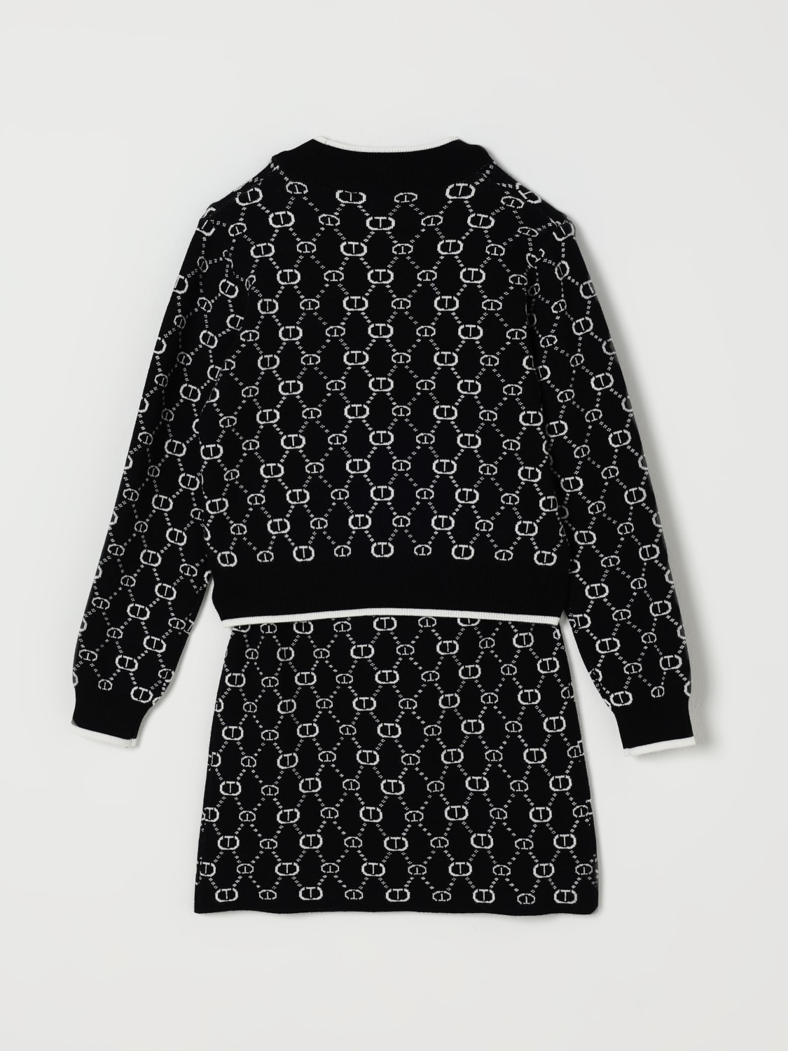 TWINSET ENSEMBLE: Robe enfant Twinset, Noir - Img 2