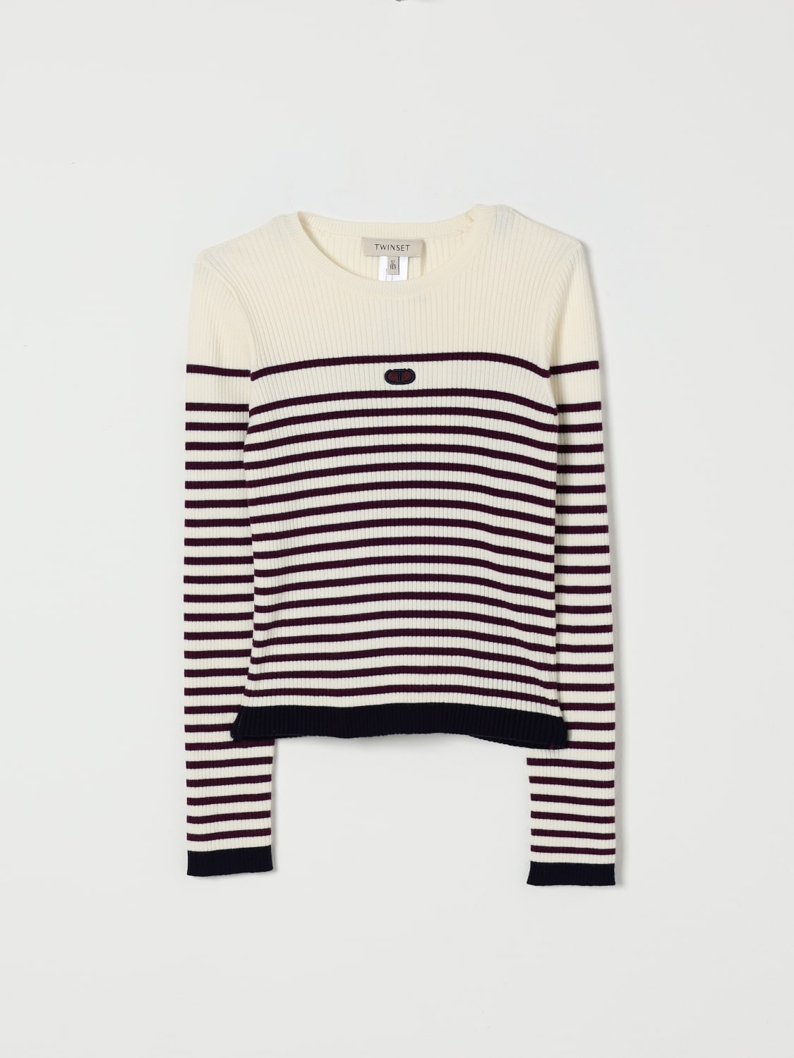 TWINSET SWEATER: Sweater kids Twinset, White - Img 1