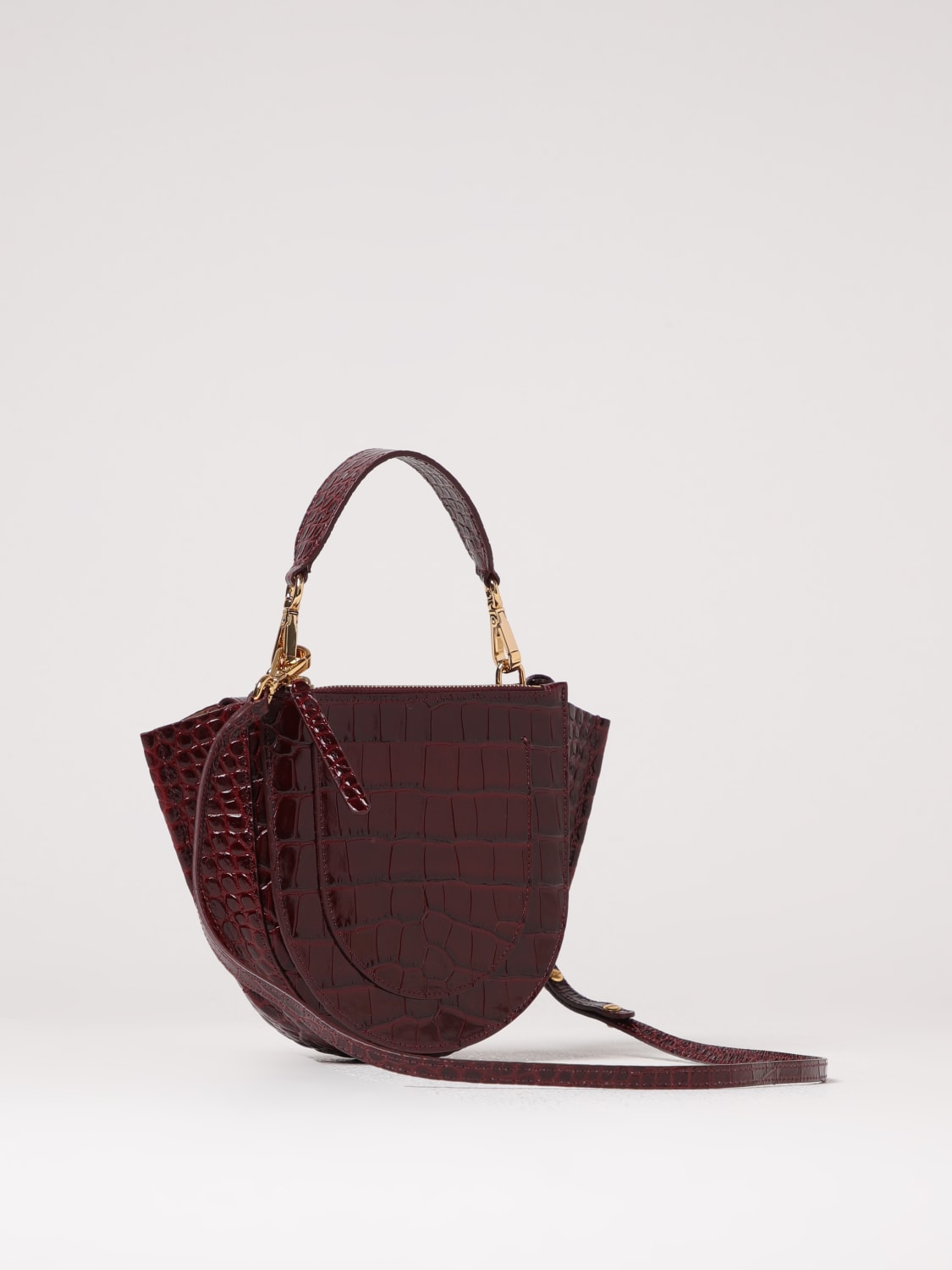 WANDLER SAC À MAIN: Sac porté épaule femme Wandler, Bordeaux - Img 2