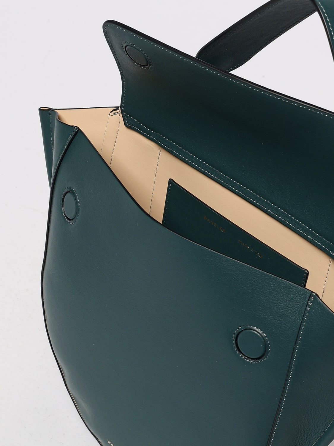 WANDLER BORSA A MANO: Borsa Hortensia Wandler in pelle , Blue - Img 3