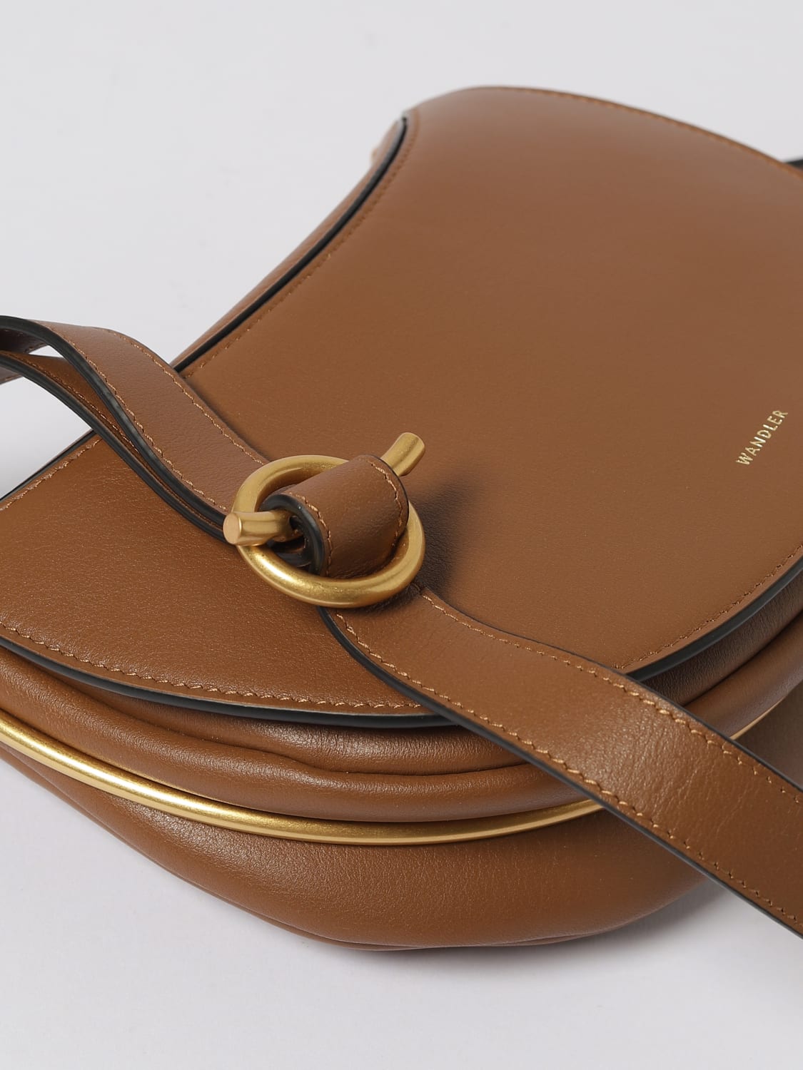 WANDLER SHOULDER BAG: Shoulder bag woman Wandler, Brown - Img 3