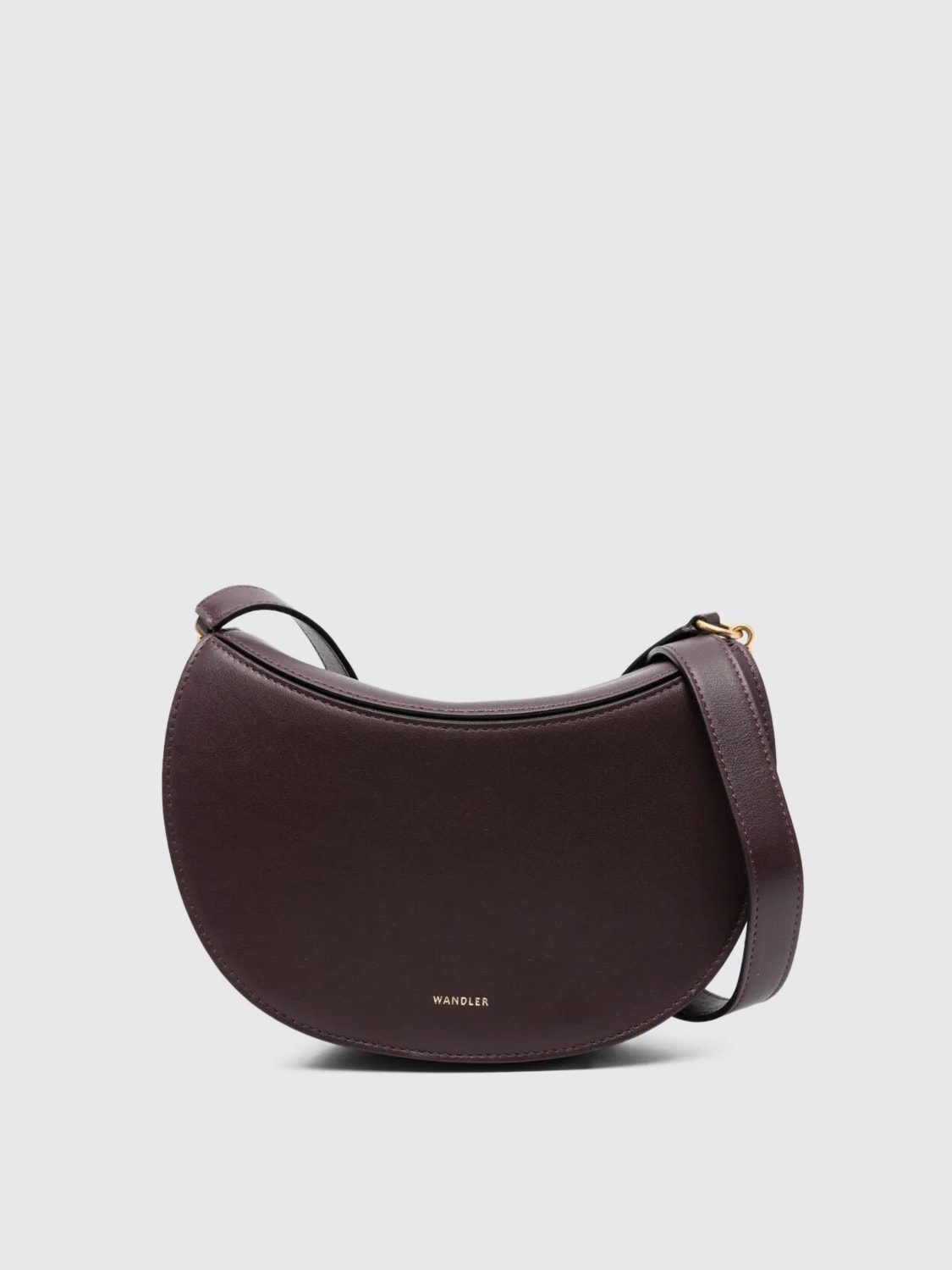 WANDLER SAC PORTÉ ÉPAULE: Sac porté épaule femme Wandler, Prune - Img 1