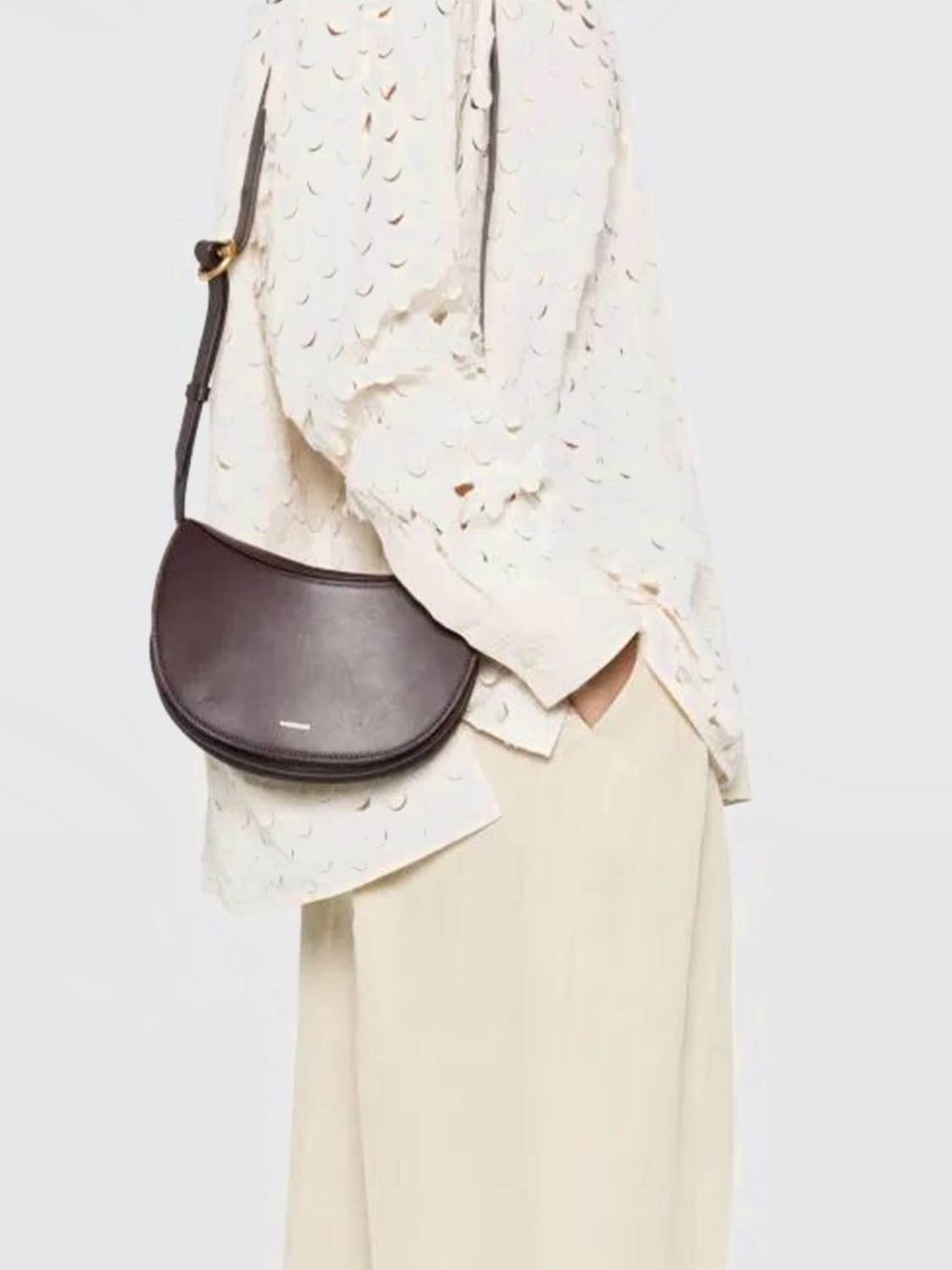 WANDLER SAC PORTÉ ÉPAULE: Sac porté épaule femme Wandler, Prune - Img 2