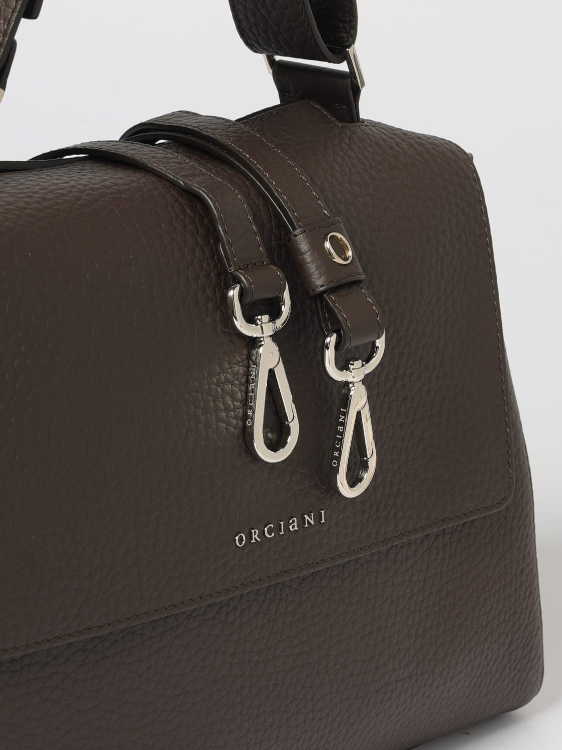 ORCIANI BOLSO DE MANO: Bolso de mano mujer Orciani, Marrón Oscuro - Img 3