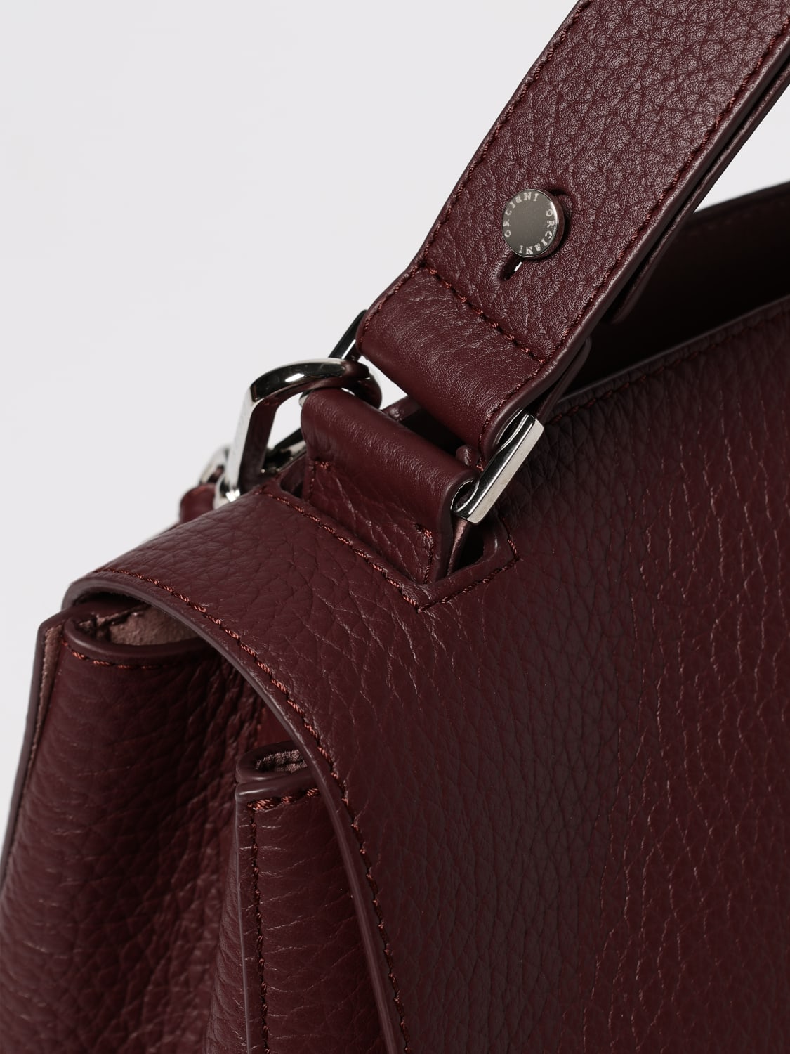 ORCIANI SAC À MAIN: Sac porté main femme Orciani, Rouge Pourpre - Img 3