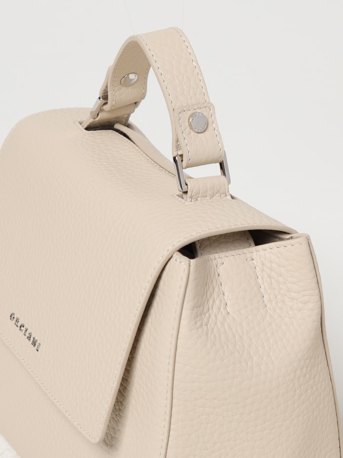 ORCIANI HANDBAG: Handbag woman Orciani, Ivory - Img 3