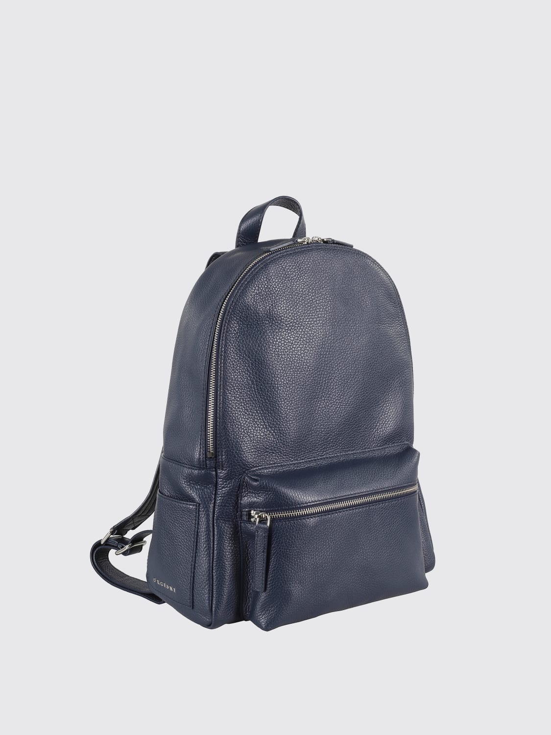 ORCIANI ZAINO: Zaino micron deep in pelle martellata Orciani, Blue - Img 3