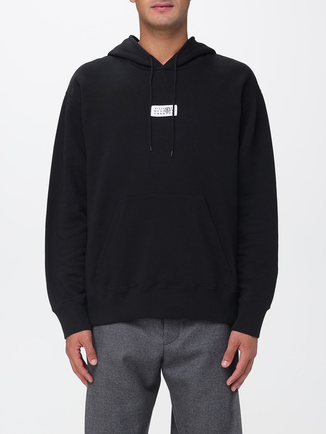 MM6 MAISON MARGIELA SWEATSHIRT: Pullover herren Mm6 Maison Margiela, Schwarz - Img 1