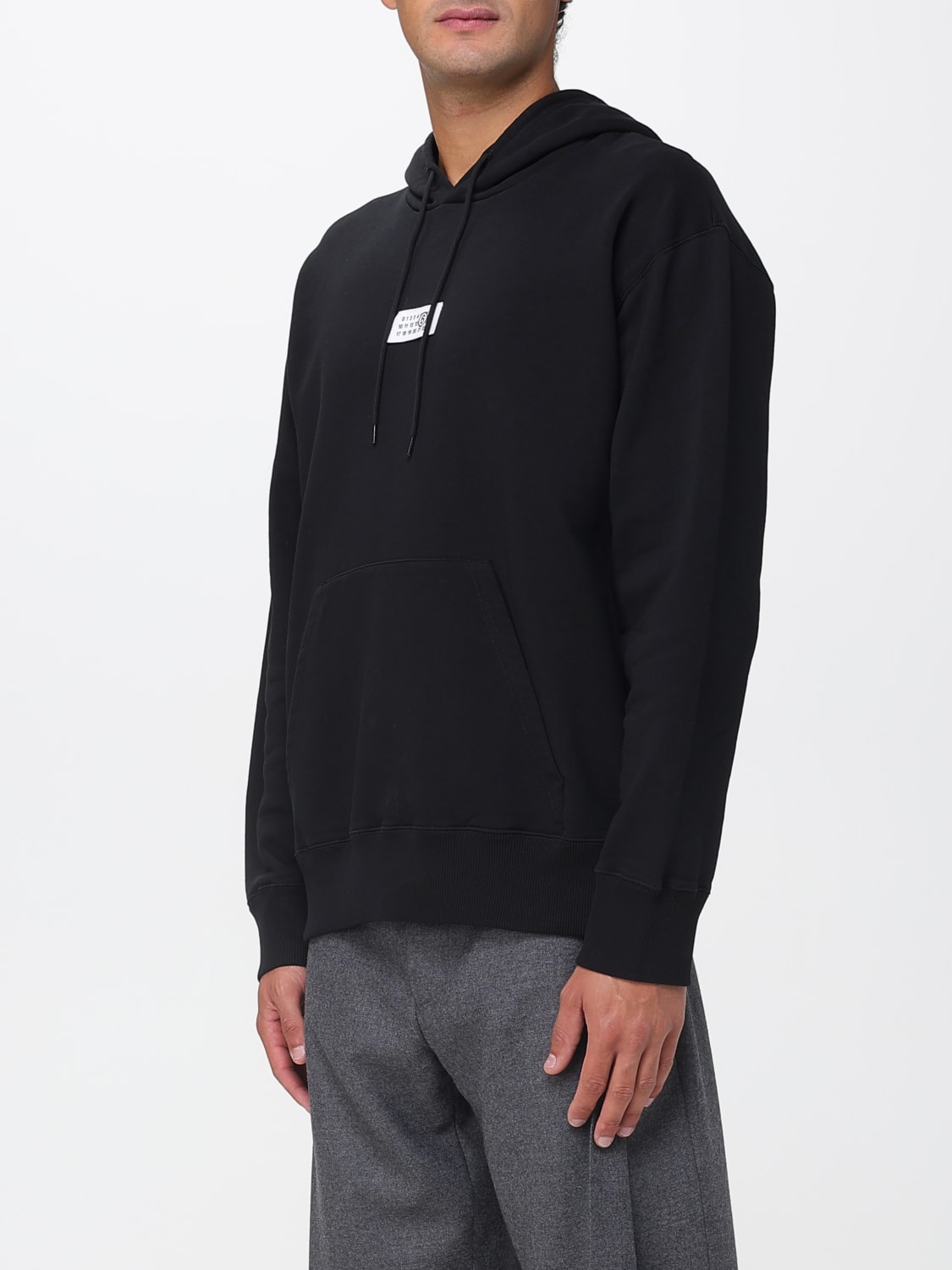 MM6 MAISON MARGIELA SWEATSHIRT: Pullover herren Mm6 Maison Margiela, Schwarz - Img 4
