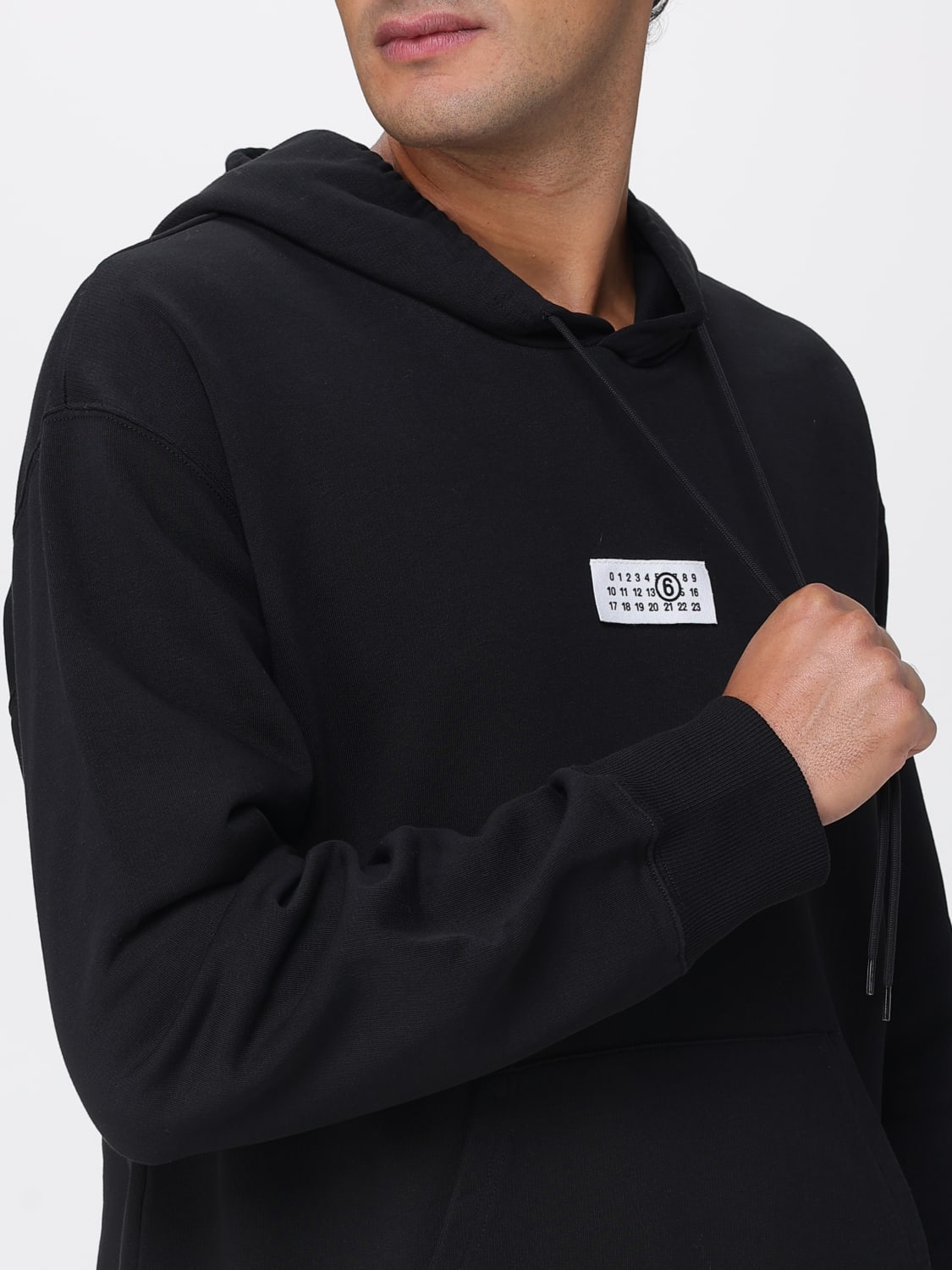 MM6 MAISON MARGIELA SWEATSHIRT: Pullover herren Mm6 Maison Margiela, Schwarz - Img 5