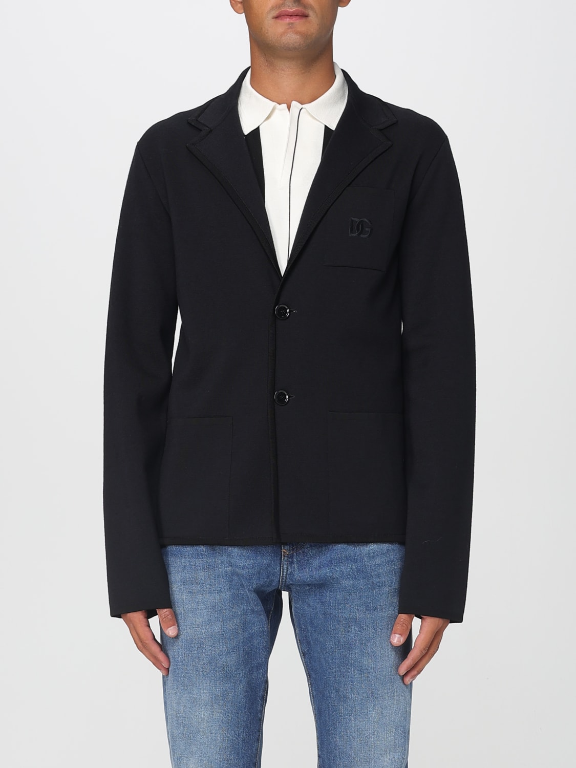 DOLCE & GABBANA JACKET: Blazer men Dolce & Gabbana, Black - Img 1