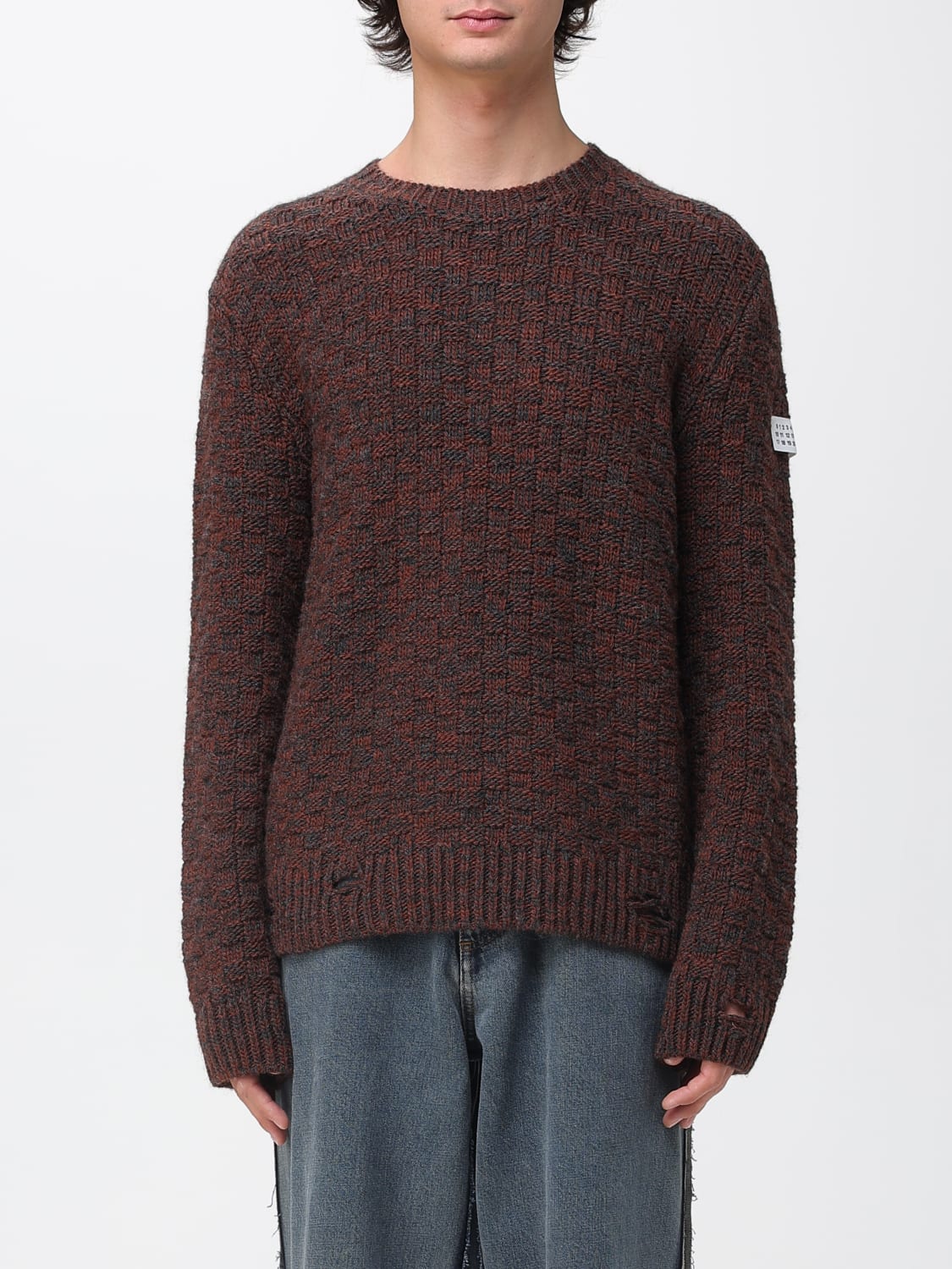 MM6 MAISON MARGIELA PULL: Pull homme Mm6 Maison Margiela, Gris - Img 1