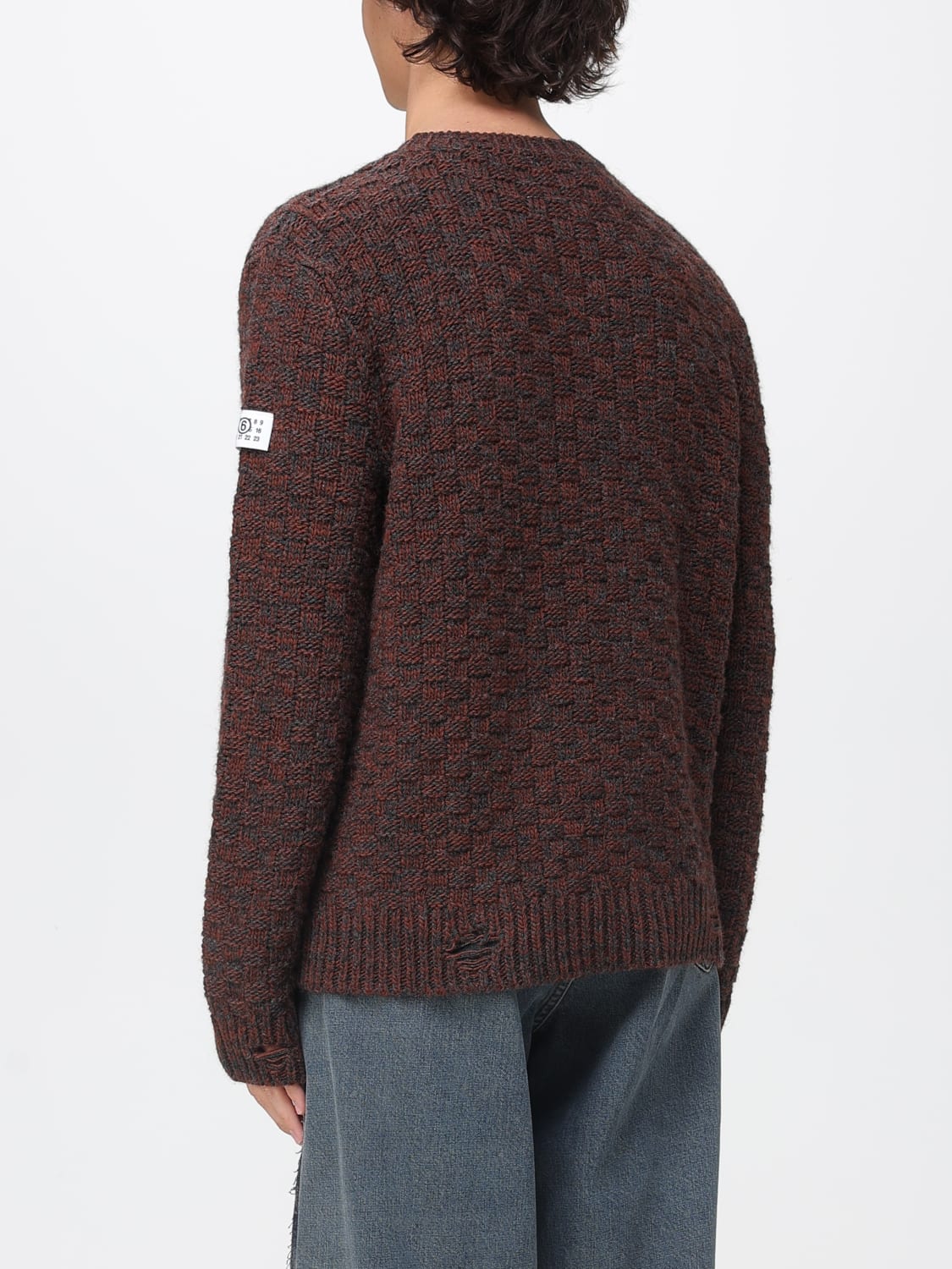 MM6 MAISON MARGIELA PULL: Pull homme Mm6 Maison Margiela, Gris - Img 3