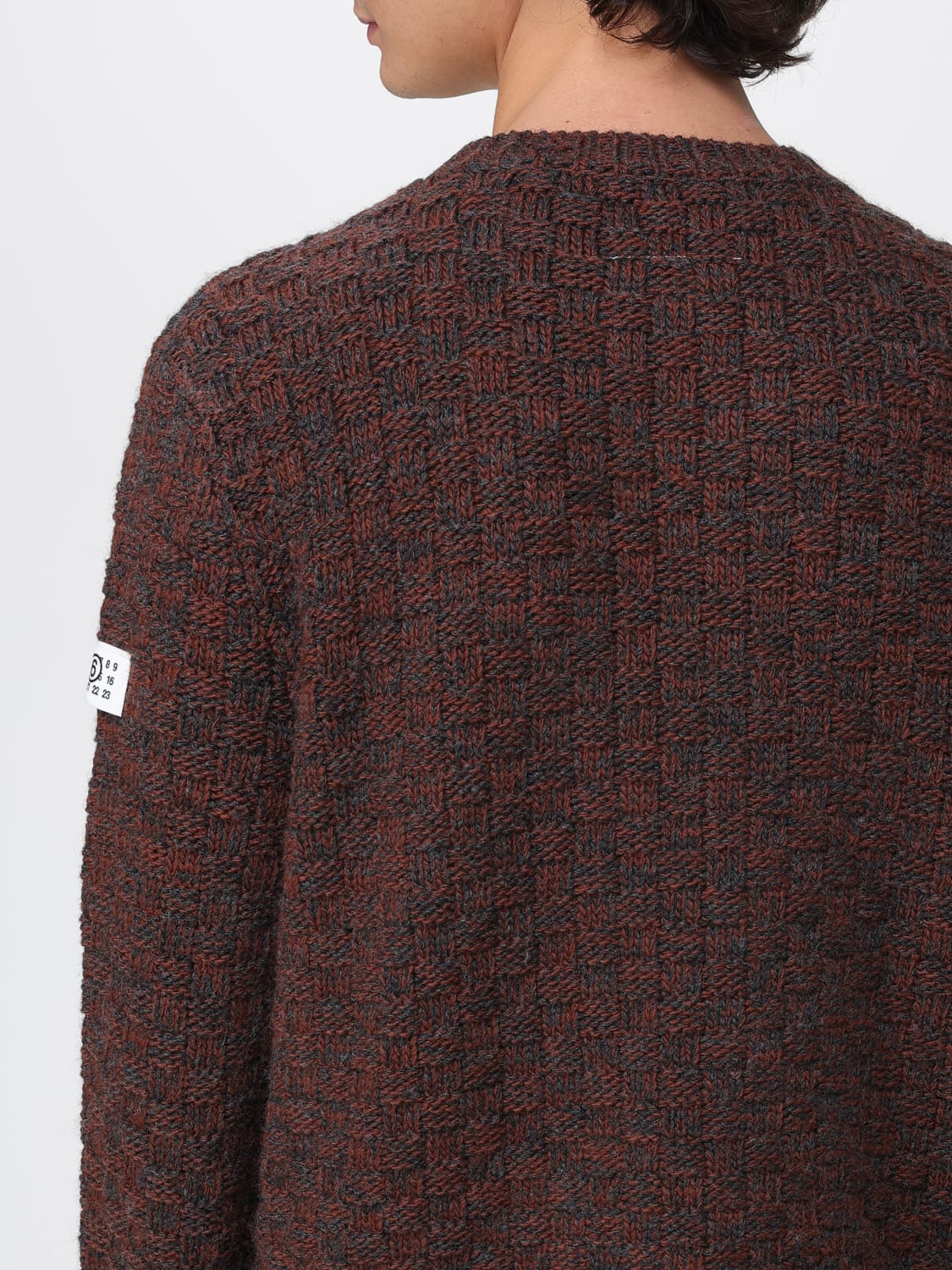 MM6 MAISON MARGIELA PULL: Pull homme Mm6 Maison Margiela, Gris - Img 5