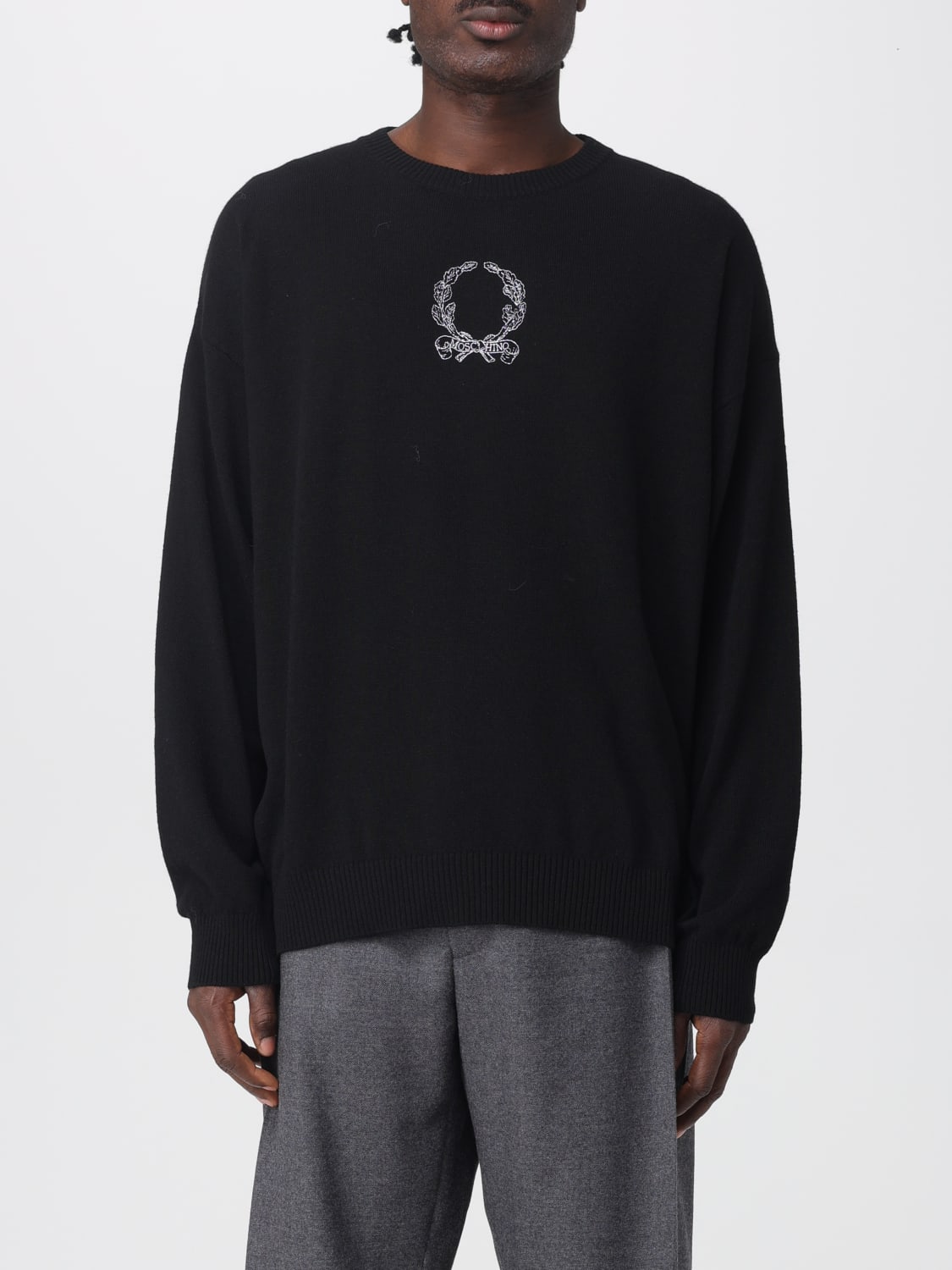 MOSCHINO COUTURE SWEATER: Sweater men Moschino Couture, Black - Img 1