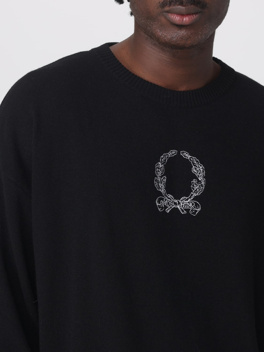 MOSCHINO COUTURE SWEATER: Sweater men Moschino Couture, Black - Img 5