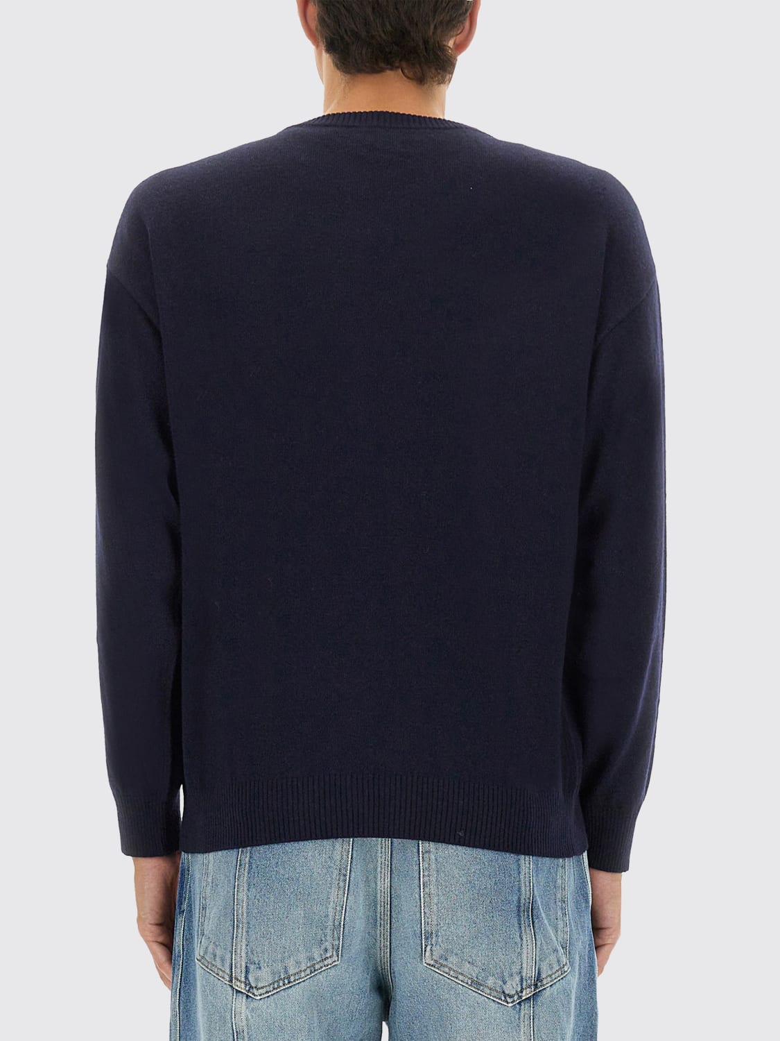 MOSCHINO COUTURE SWEATER: Sweater men Moschino Couture, Blue - Img 3