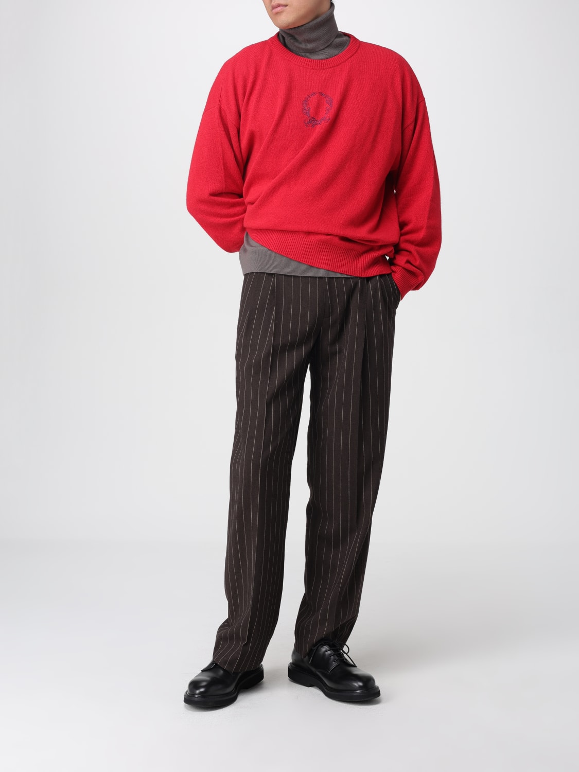 MOSCHINO COUTURE 毛衣: 毛衣 男士 Moschino Couture, 红色 - Img 2