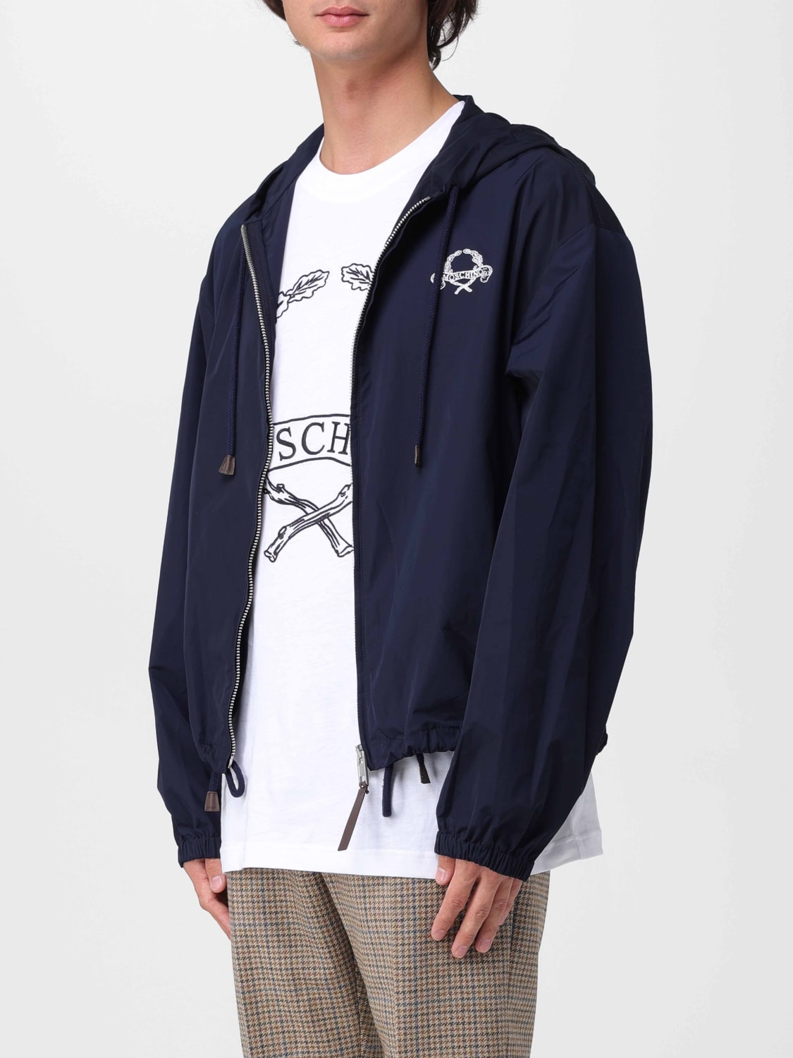 MOSCHINO COUTURE SWEATSHIRT: Jacket men Moschino Couture, Blue - Img 3