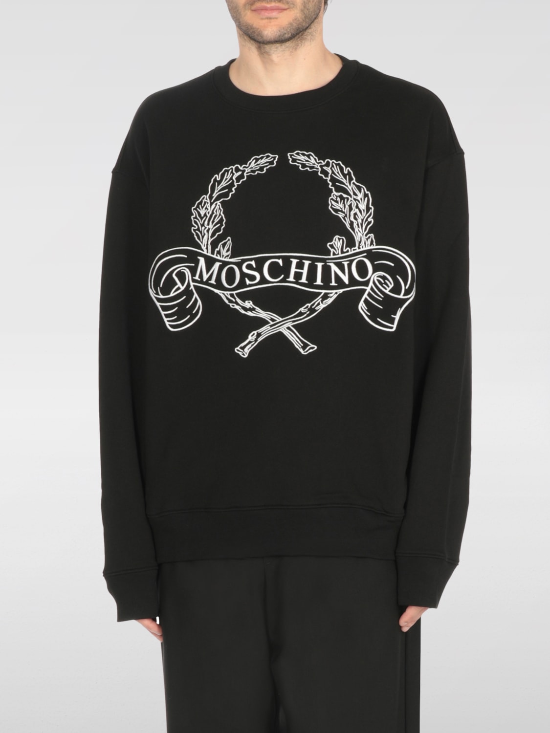 MOSCHINO COUTURE SWEATSHIRT: Sweatshirt men Moschino Couture, Black - Img 1