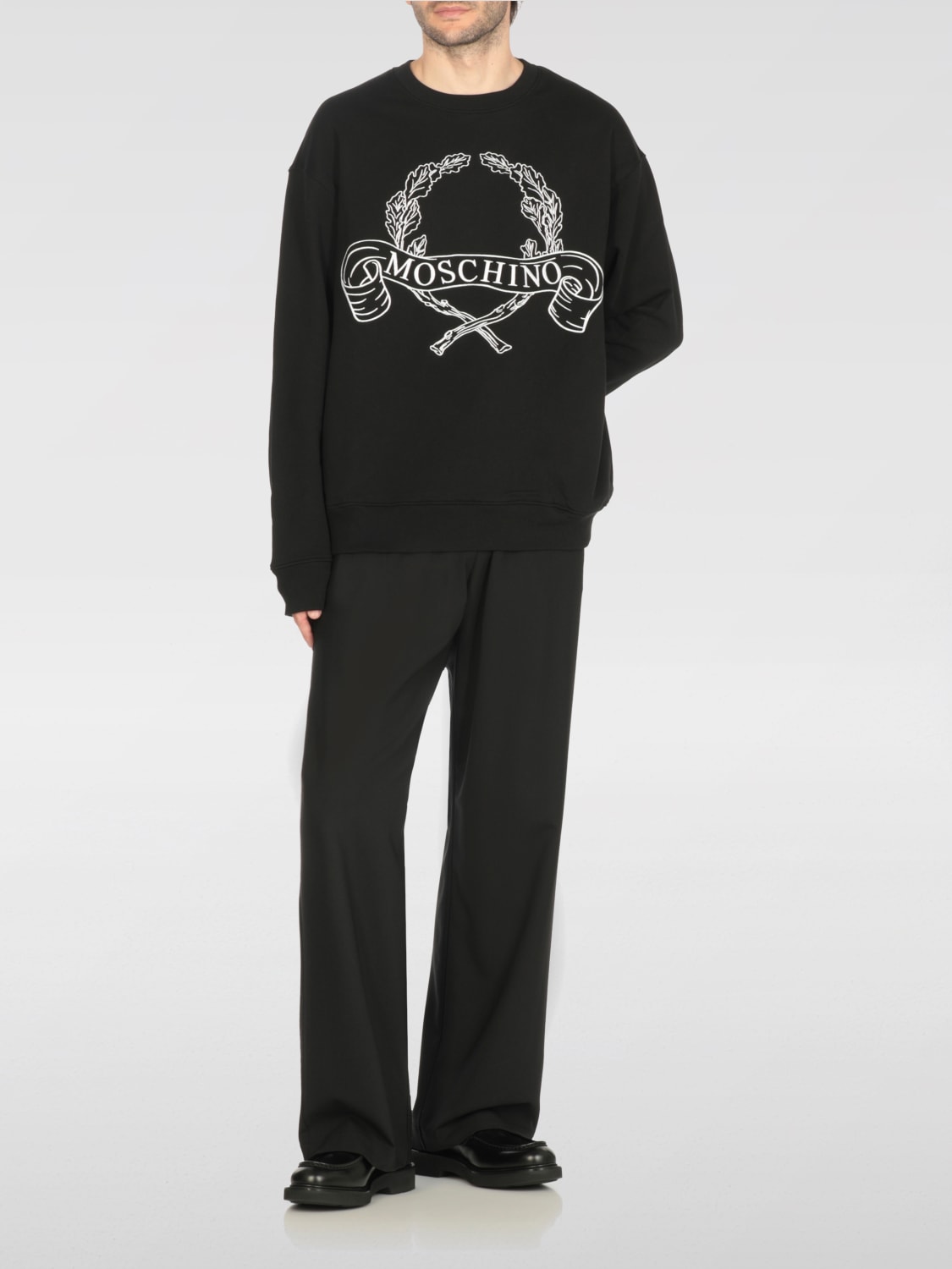 MOSCHINO COUTURE SWEATSHIRT: Sweatshirt men Moschino Couture, Black - Img 2