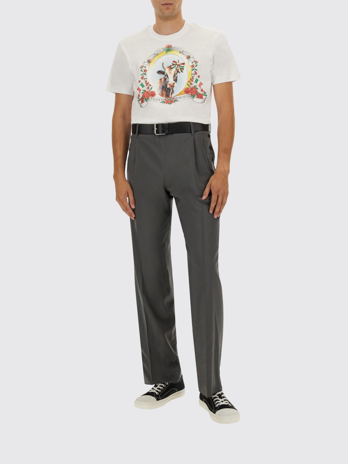 MOSCHINO COUTURE T-SHIRT: T-shirt men Moschino Couture, White - Img 2