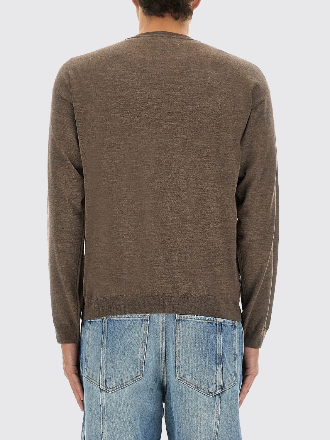 MOSCHINO COUTURE SWEATER: Sweater men Moschino Couture, Brown - Img 3