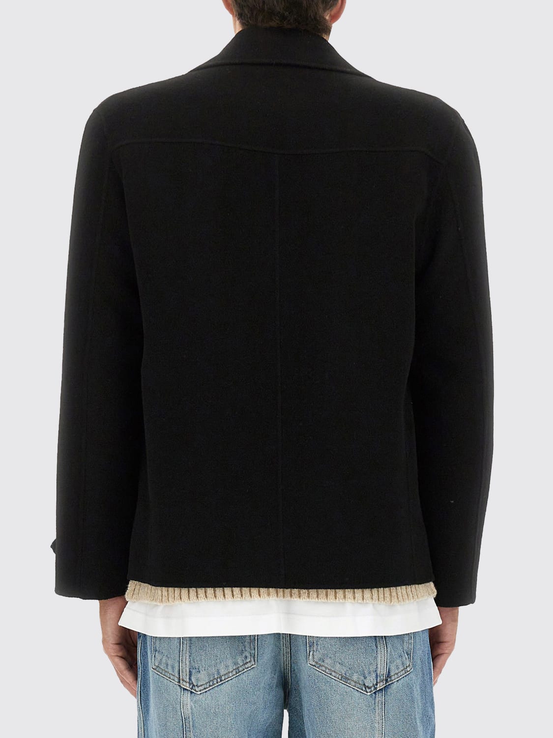 MOSCHINO COUTURE コート: ジャケット メンズ Moschino Couture, ブラック - Img 3