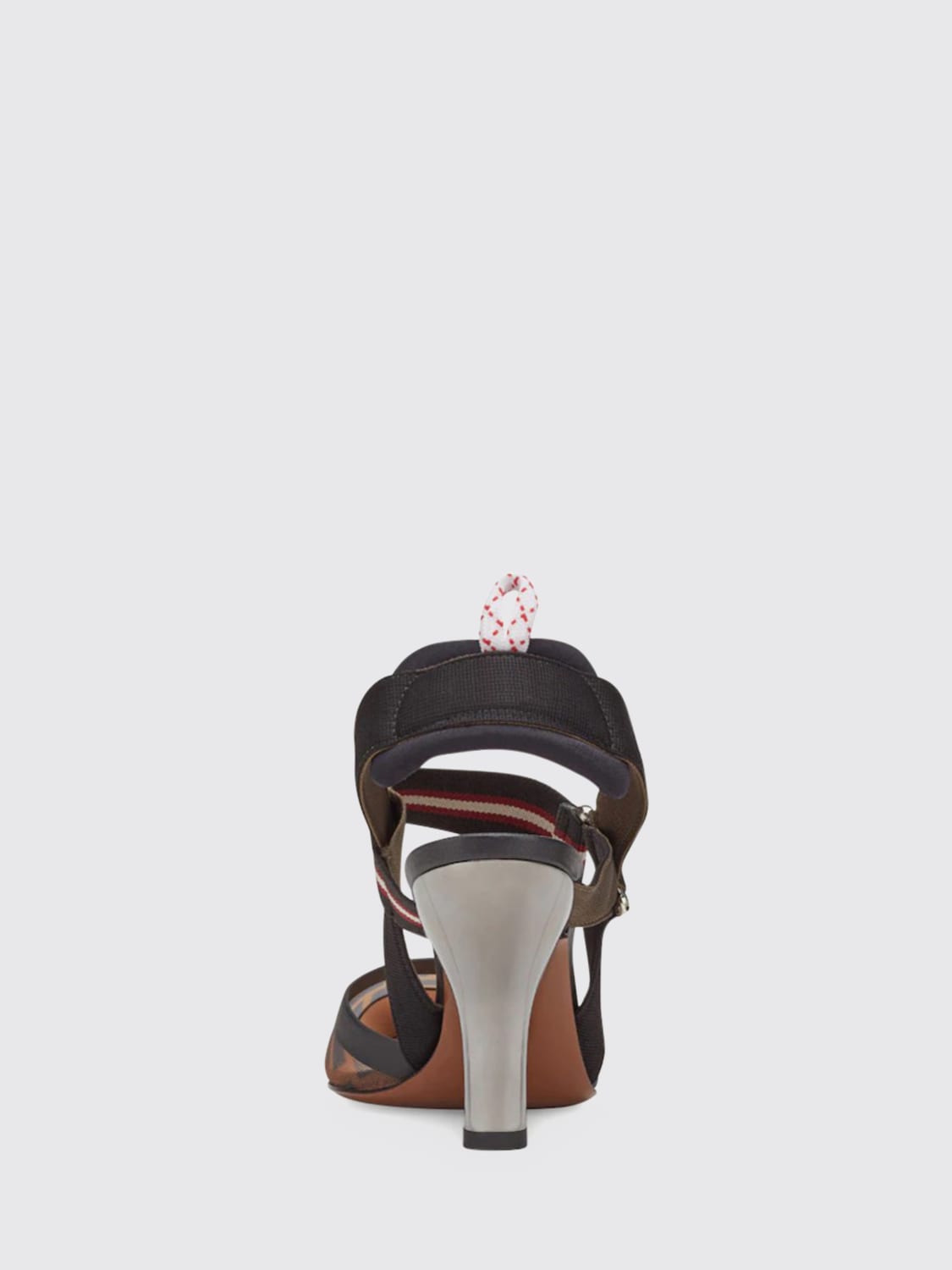 FENDI PUMP: High heel shoes woman Fendi, Tobacco - Img 3