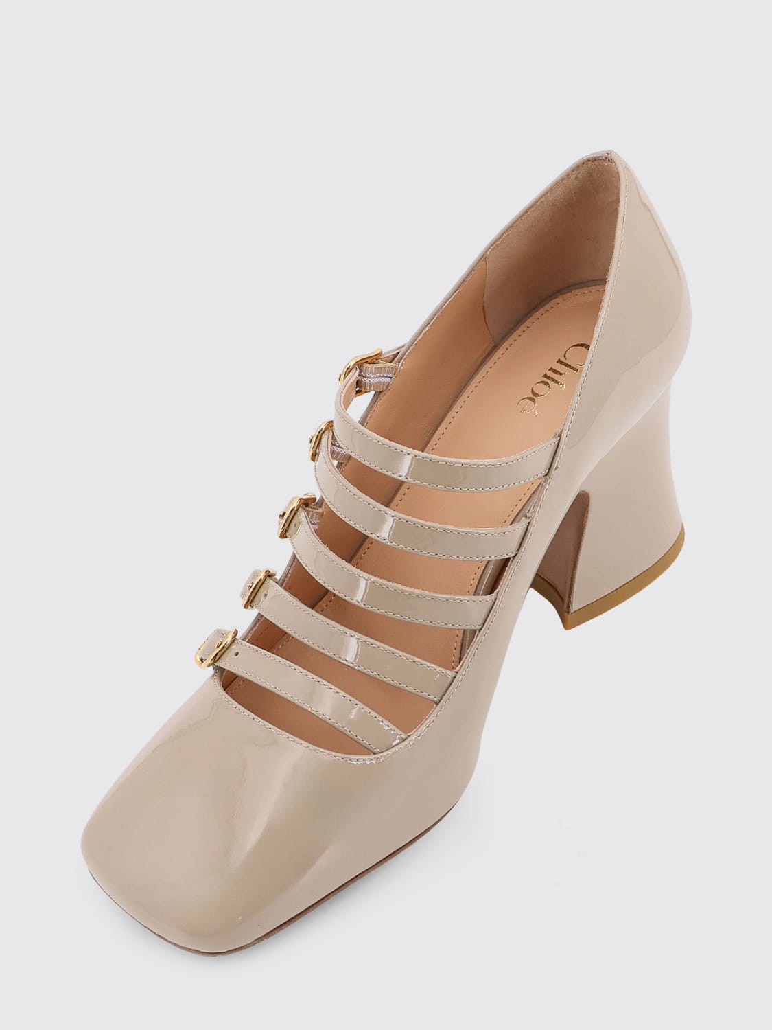 CHLOÉ COURT SHOES: High heel shoes woman ChloÉ, Grey - Img 4