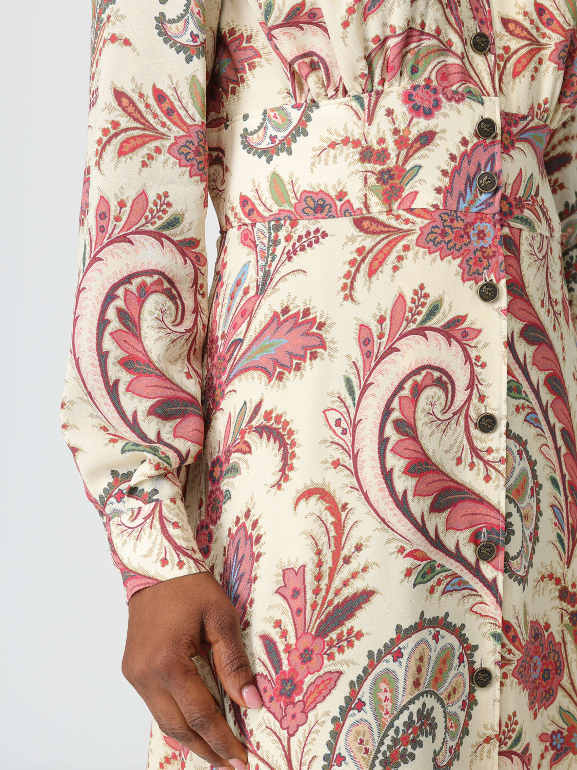 ETRO DRESS: Dress woman Etro, Beige - Img 4