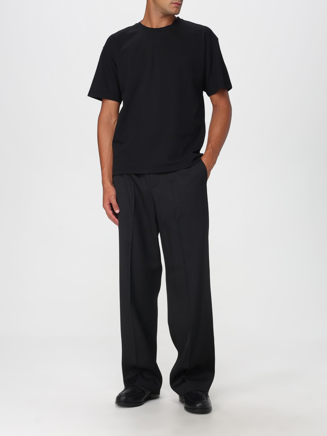 SAINT LAURENT T-SHIRT: T-shirt men Saint Laurent, Black - Img 2