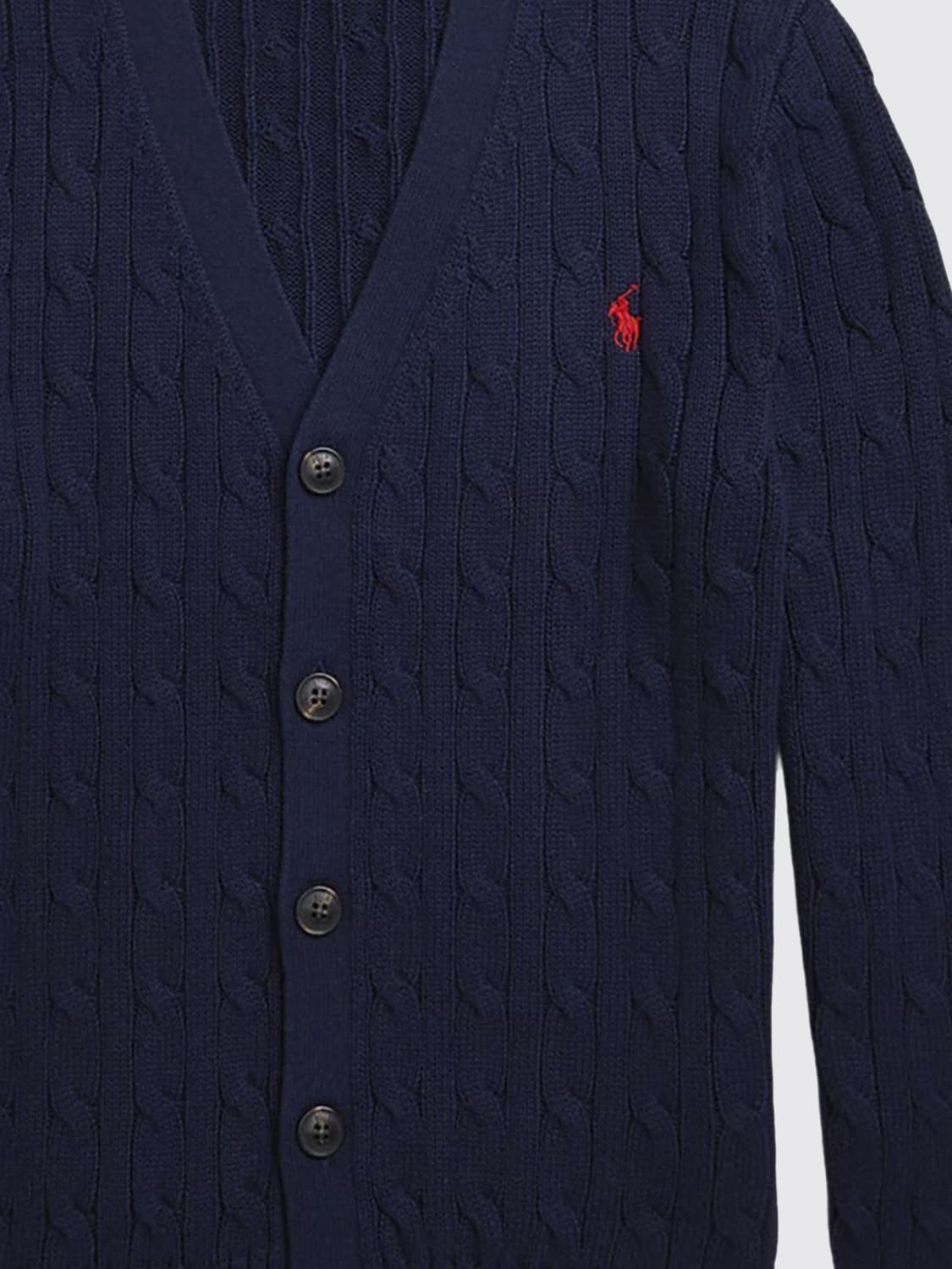 POLO RALPH LAUREN SWEATER: Sweater kids Polo Ralph Lauren, Navy - Img 3